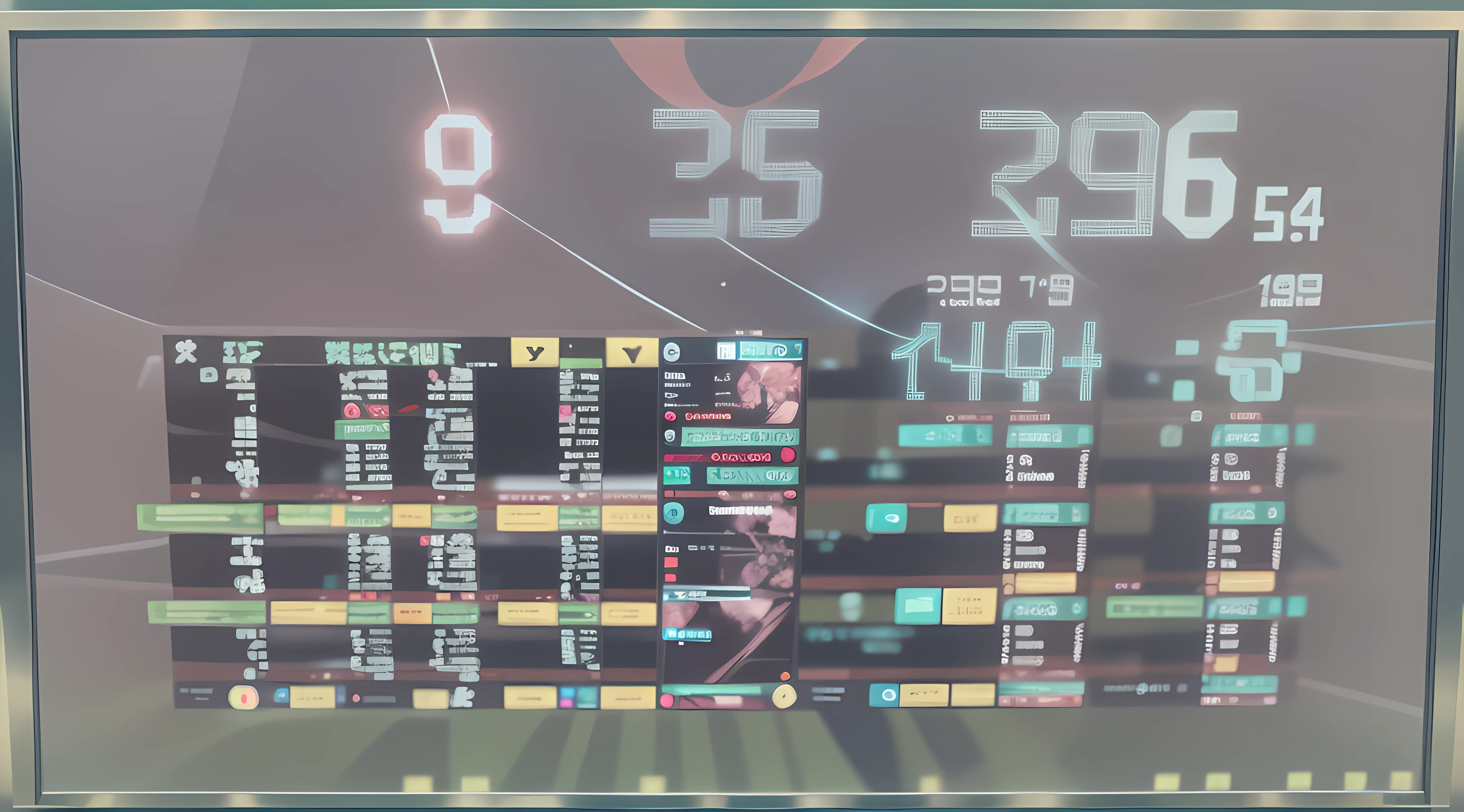 A date for today is clearly displayed on the light screen interface：August 28, 2288！
