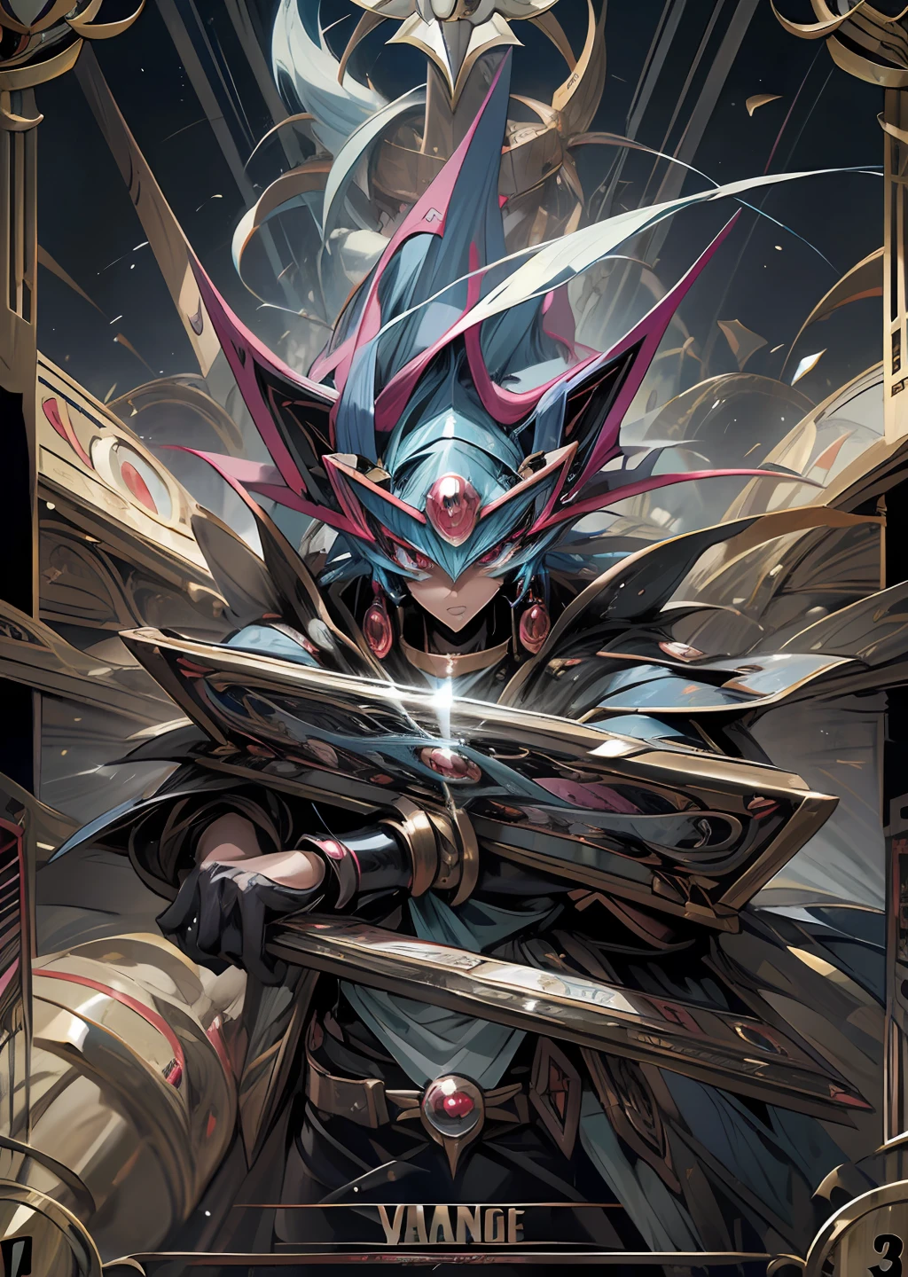 a highly detailed, Trading card game card, yugioh TCG, magic the gathering TCG, pokemon TCG, TCG, CardFight Vanguard, Card Design, Card Layout, ornaments card, TCG ornaments, Epic card layout, mitology, rpg.
