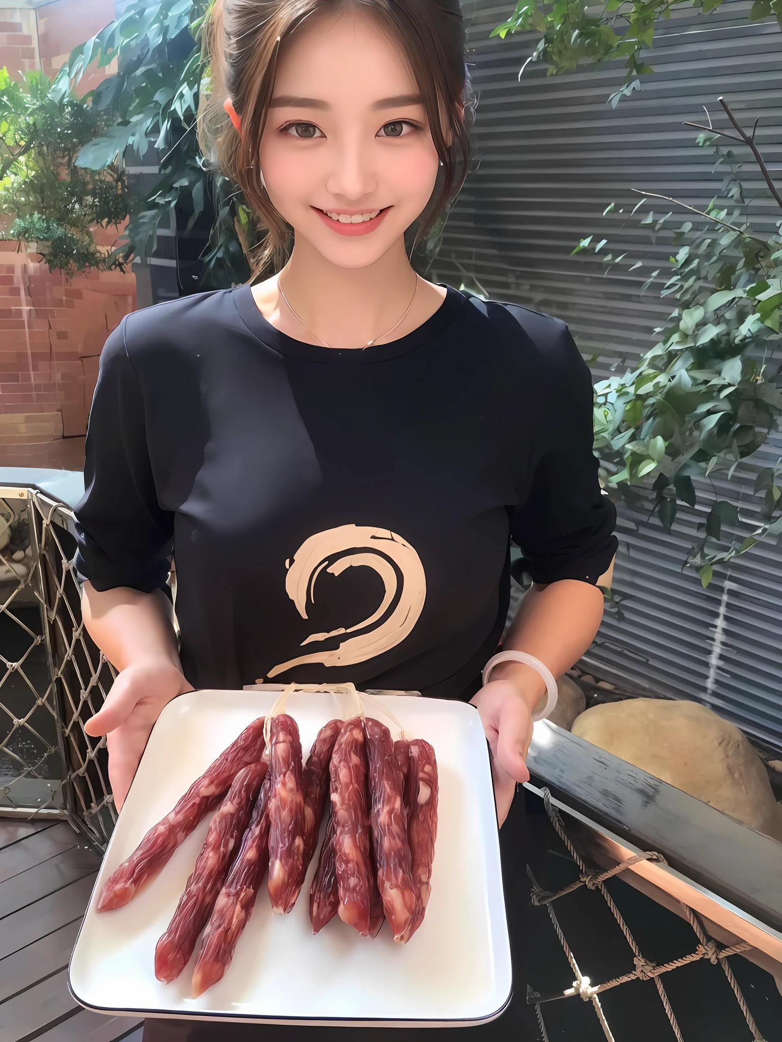 ((Best Picture Quality, 8k, tmasterpiece:1.3)), 1girl, Beautiful woman with slender abs:1.3, (Casual hairstyle, No leakage:1.2), shift dresses:1.1, Ultra-fine face, A detailed eye, 二重まぶた,ssmile,
