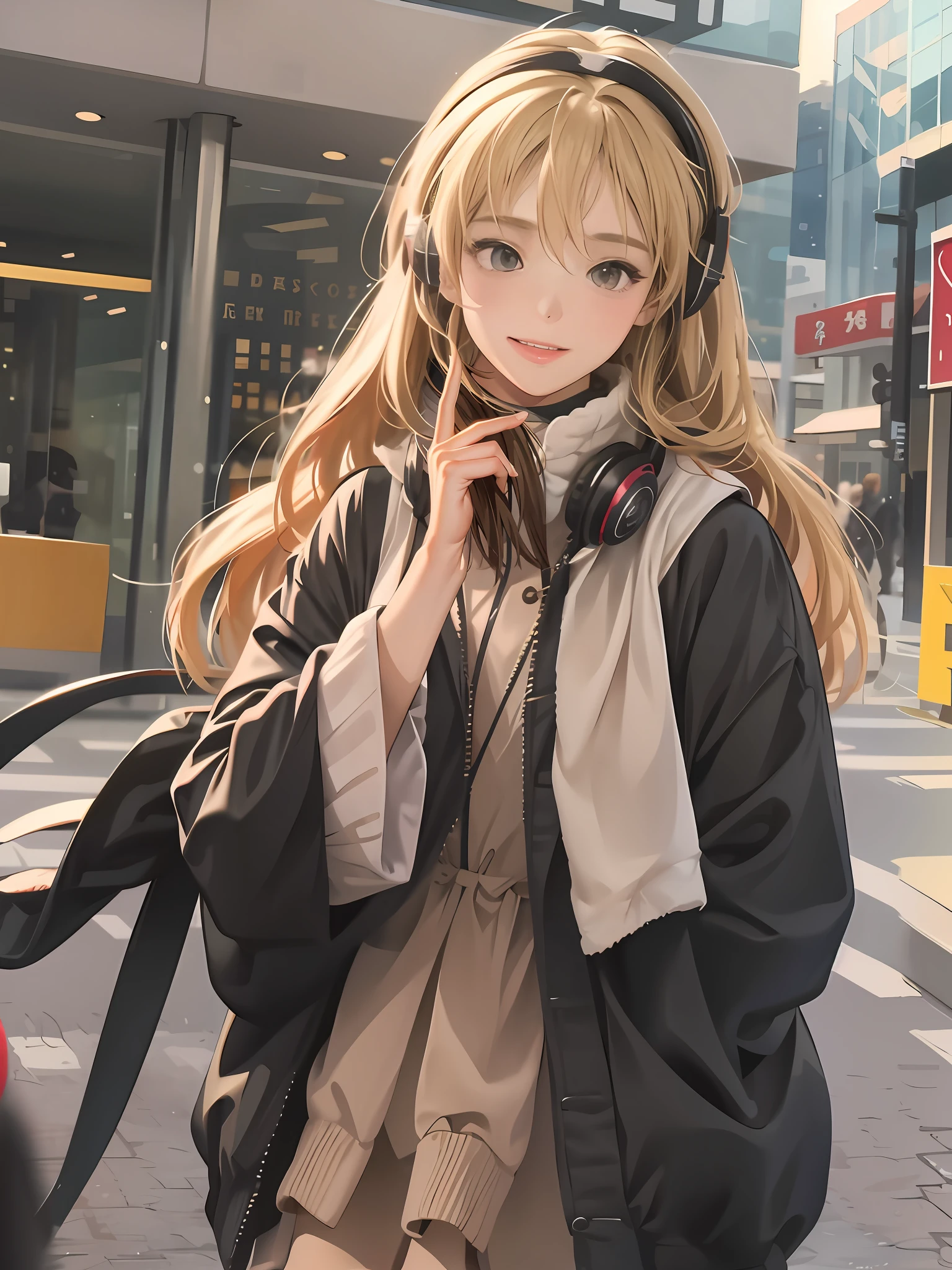 Anime girl's hand