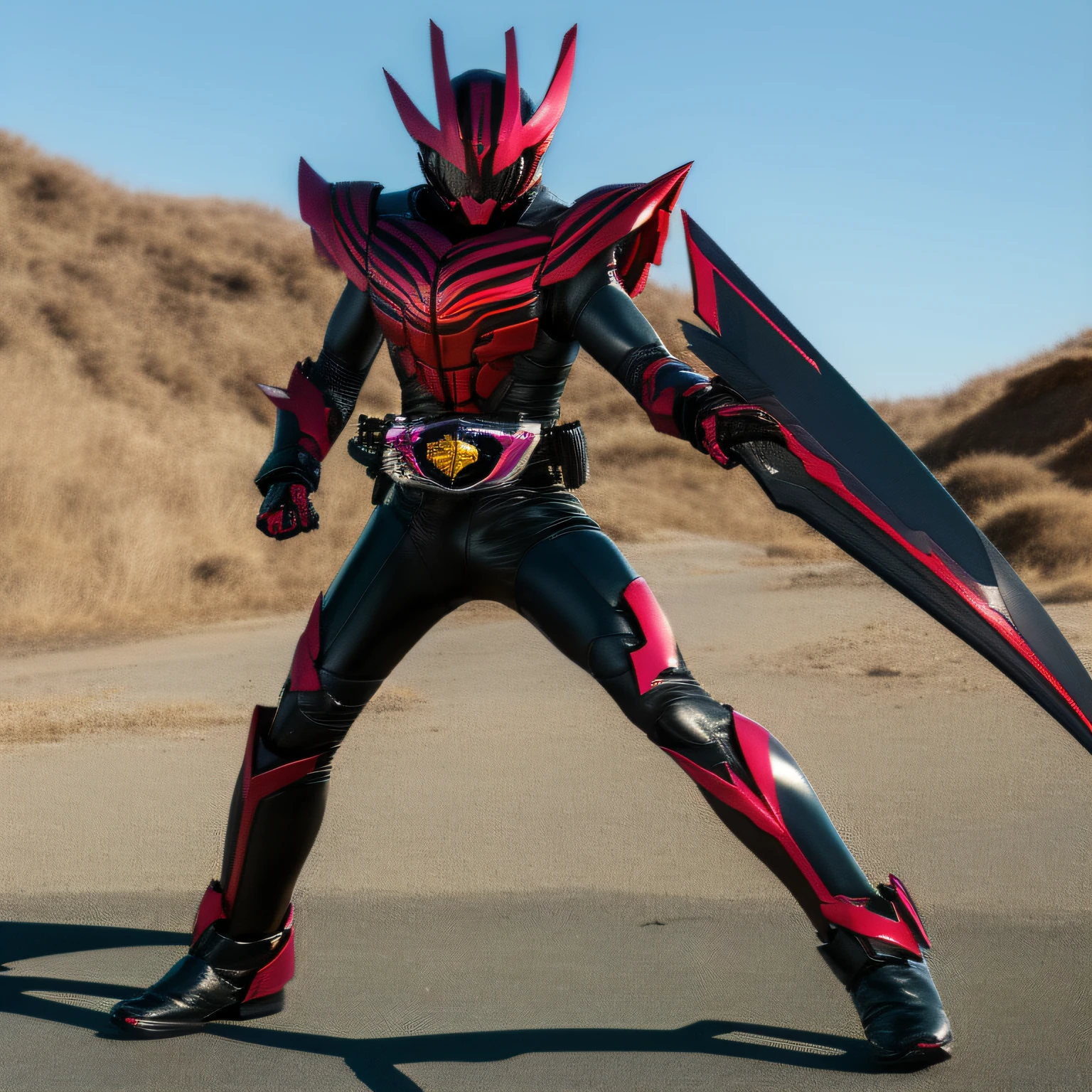 A dark shadow threatened the city。Kamen Rider Exword。Wearing a transformation belt、Burning with a Righteous Heart, He follows the minions of darkness々Defeat。The battle rages、The Last Enemy Appears。Join forces in the special move Evolt Lunado、Kamen Rider defeats the Lord of Darkness。