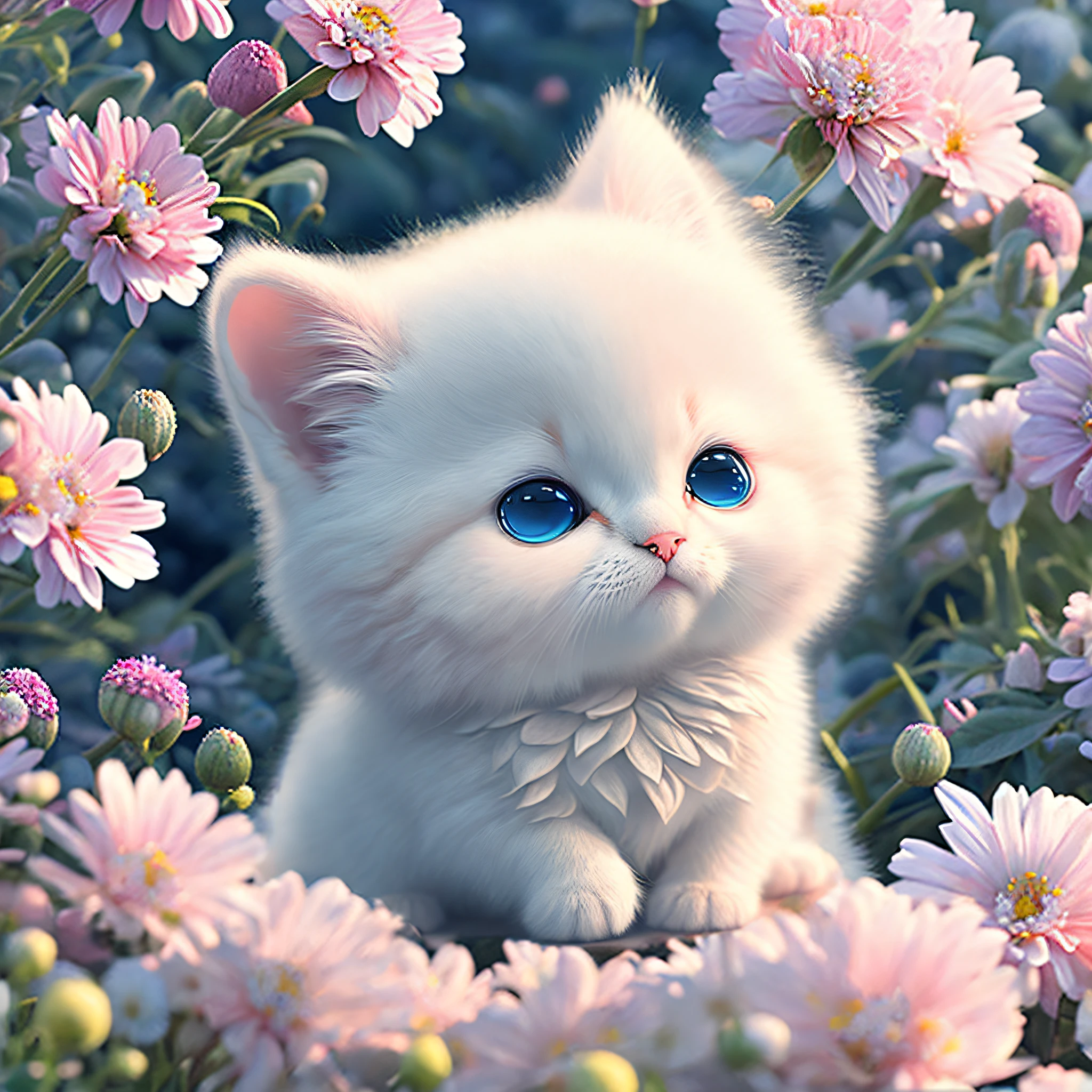 A sea of flowers