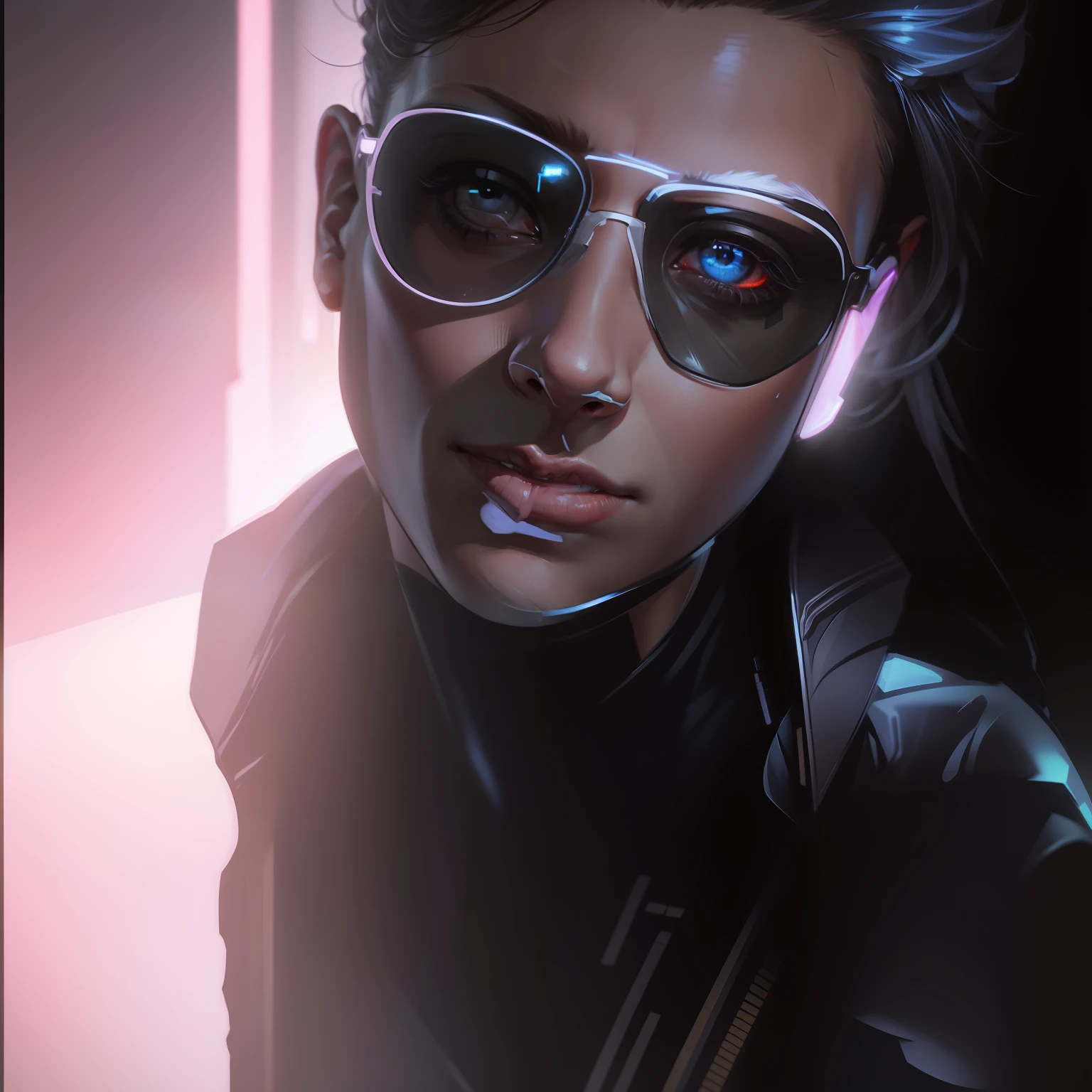 Cyberpunk , realistic face , 8k ultra realiastic