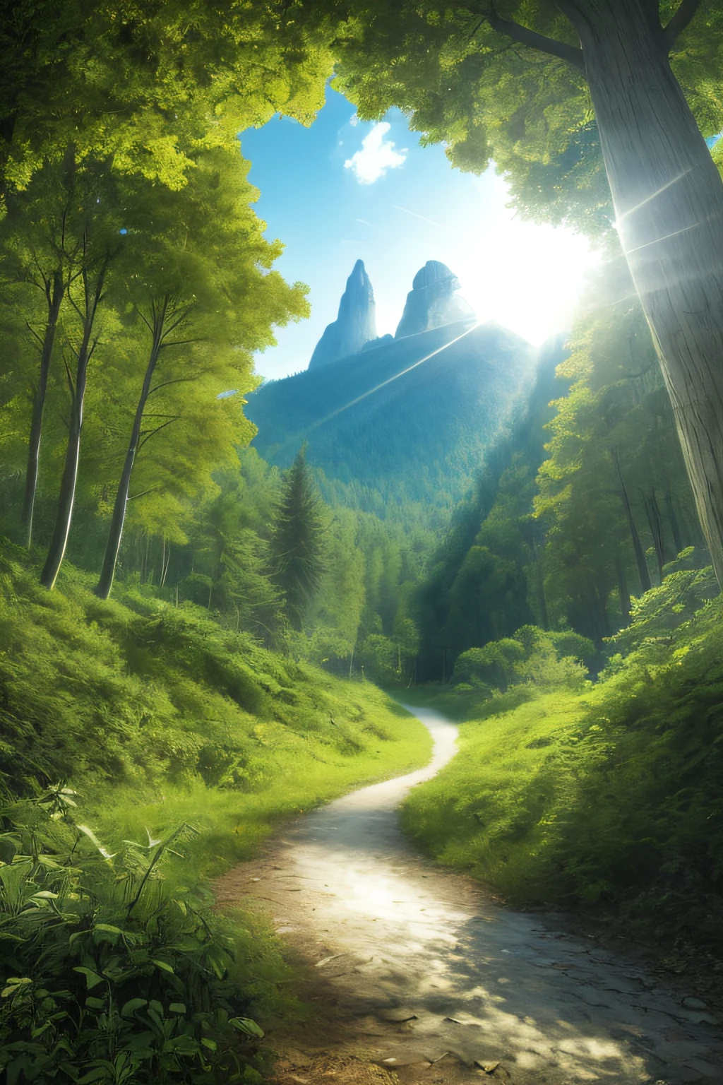 absurdres, highres, ultra detailed, (no human:1.3),
BREAK
, Create an image using a prism effect, with light refracting and creating a colorful, kaleidoscopic appearance.
BREAK
, Design an image with a fisheye lens effect, capturing a wide field of view with a distinctive, curved perspective.
BREAK
, Capture a forest path, with towering trees, dappled sunlight, and a sense of tranquility and natural beauty.
BREAK
, Illustrate a monochromatic world, using only shades of black, white, and gray to convey depth, emotion, and a striking visual impact.