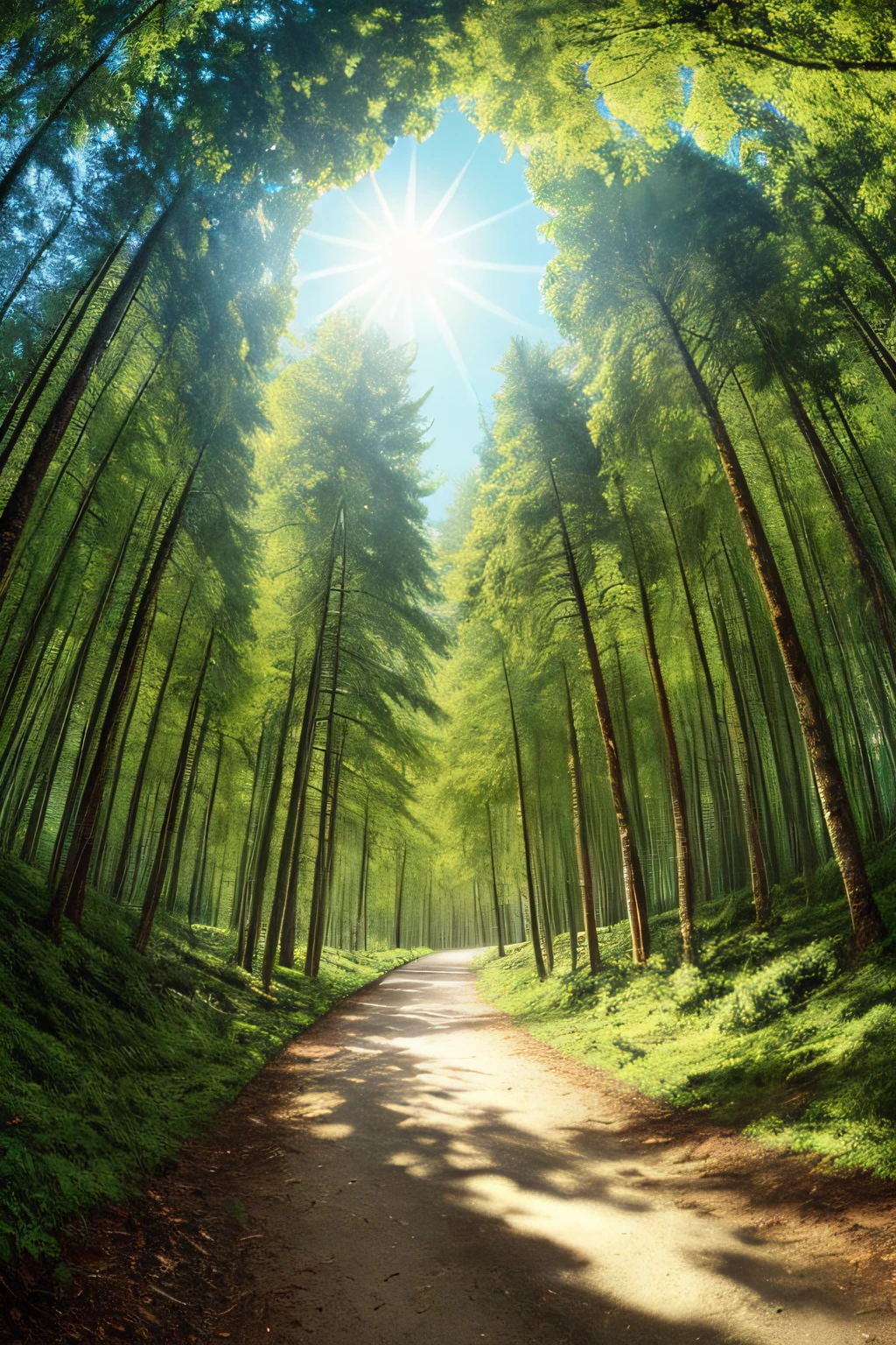 absurdres, highres, ultra detailed, (no human:1.3),
BREAK
, Create an image using a prism effect, with light refracting and creating a colorful, kaleidoscopic appearance.
BREAK
, Design an image with a fisheye lens effect, capturing a wide field of view with a distinctive, curved perspective.
BREAK
, Capture a forest path, with towering trees, dappled sunlight, and a sense of tranquility and natural beauty.
BREAK
, Illustrate a monochromatic world, using only shades of black, white, and gray to convey depth, emotion, and a striking visual impact.