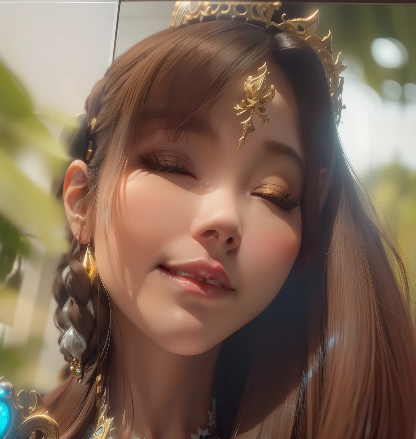 (Masterpiece:1.2), best quality, (illustration:1.2), (ultra-detailed), hyper details, (delicate detailed), (intricate details), (cinematic light, best quality Backlights), clear line, from below, soloist, perfect body, (1girl), white hair and yellow eyes, (emperor, black see-through clothes), (crown: 1.1), sitting on the throne, eyes slightly closed, head down, (shy: 1.2 ), (makeup), high contrast, (best illumination, an extremely create and beautiful), (cinematic light), colorful,