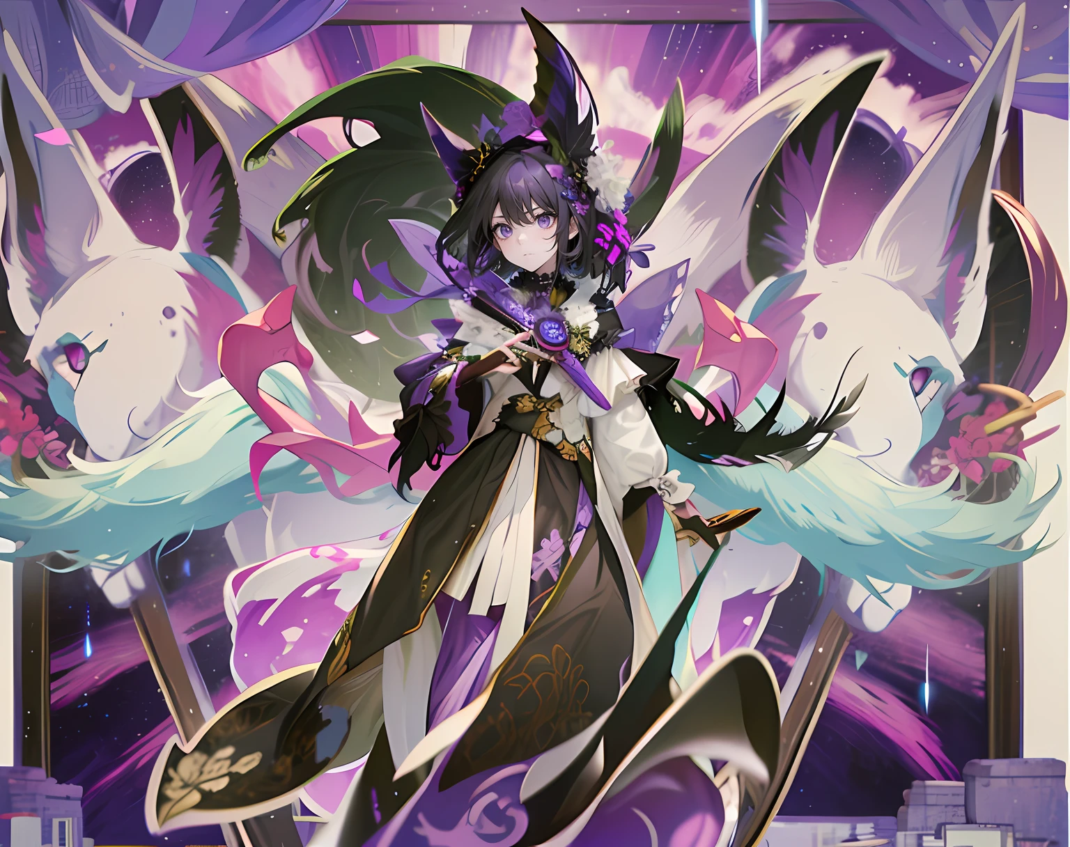 Deep purple wind,A look of disdain