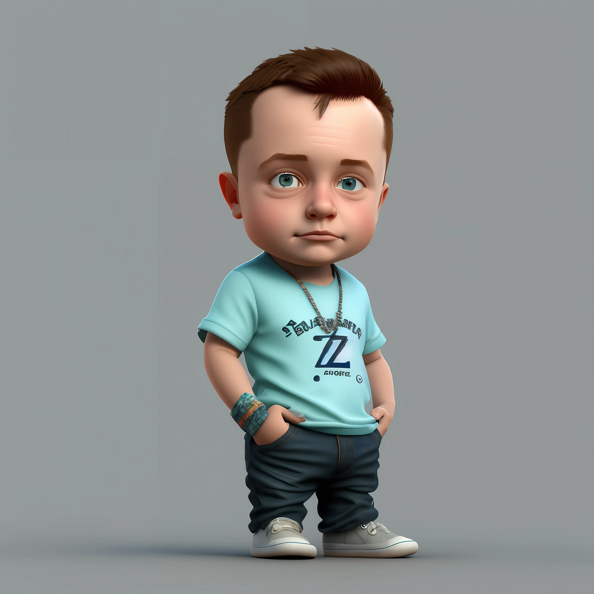 Cartoon boy standing with blue shirt and jeans,hands in a pocket, Corey Behans HD, cartoonish style, pouty look :: rendering by octane, cute 3 d render, cartoon character, toon rendering, high detailed cartoon, toon render keyshot, Portrait of Simon Peg, highly detailed character, 3d character, 3 d character, cartoon digital painting