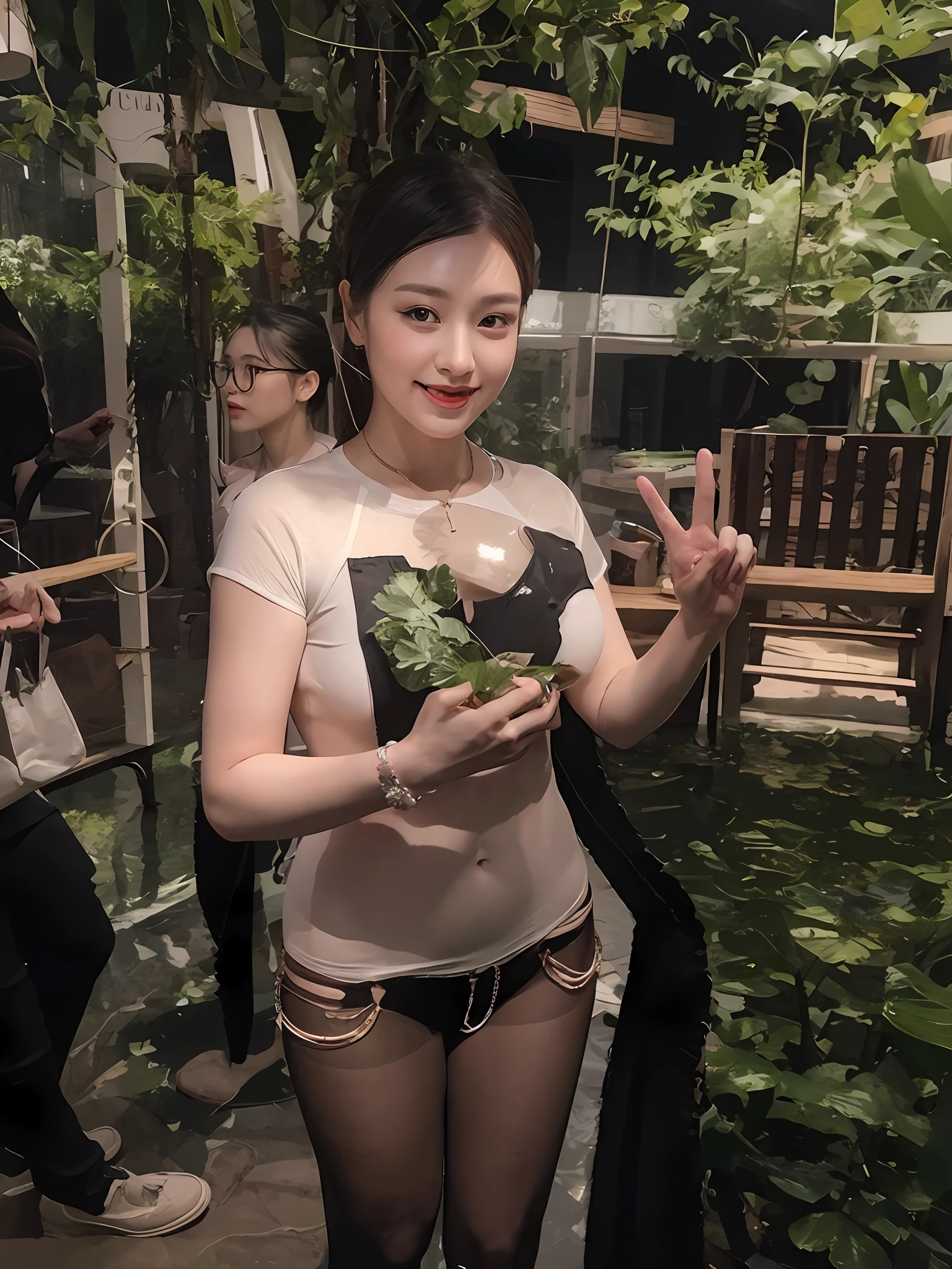 (makeup:0.3), beautiful Medium beasts, nsfw, , , full body shot:1.3,bokeh:1.2,  indoors, detailed luxury living room,  model pose, standing, (small_head),
1 girl,fit, solo, nun,collarbone:1.3, pelvic_curtain:1.3,white pantyhose, smooth skin, necklace,
black_hair,  long legs,   long hair,  tiny_waist, realistic_detailed_skin_texture,  good hands, good feet,  (8k, RAW photo, best quality, masterpiece:1.2), (realistic, photo-realistic:1.37), ultra high res, photon mapping, radiosity, ((Hasselblad photography)),physically-based rendering, professional soft lighting, light on face,
fishnet, pantyhose, bodysuit,