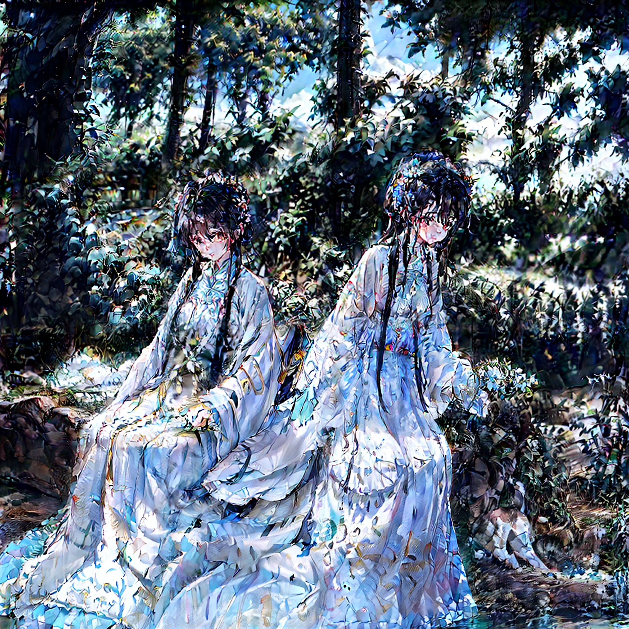 A beautiful face，The sideburns are slightly dyed and moist and stick to the snow-white neck，Clear and bright eyes with water and moving。She embroidered a purple bodice with wavy patterns，There is the beautiful scenery of Yufeng，Snow-white skin that can be broken by blowing，It is a gentle mountain that rises and falls silently，Although calm and waveless，But it can provoke the most violent desire of men。Her silky crispy breasts wrapped in her bodice，A soft cleavage with snow-white eyes。Usually high and high、Noble and cold，When emotional, but charming and noble。A beautiful jade body wrapped in a purple dress was curvaceous