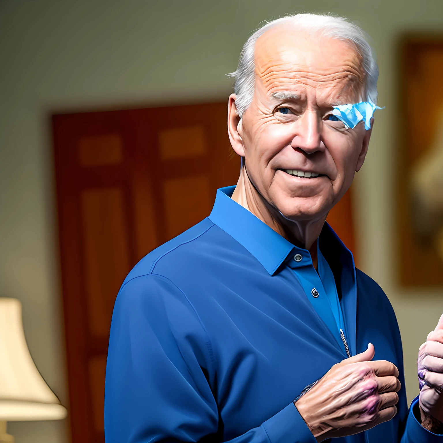 Joe Biden wearing dirty clothes, underwear, concept art, 4k