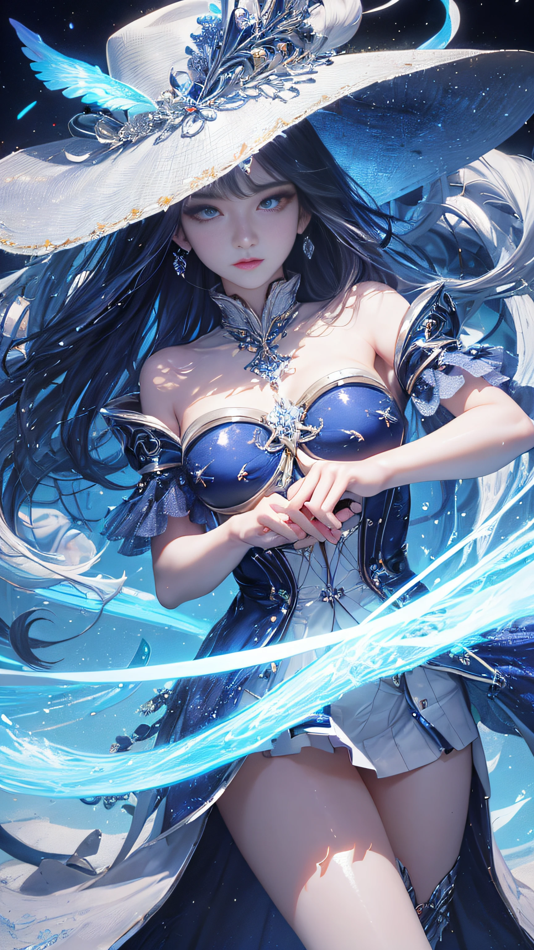 Super beautiful glowing eyes、Photorealsitic:1.4), (​masterpiece, side lights, Exquisite beautiful eyes: 1.2), ​masterpiece*portlate, realisitic, 3D 顔, Luminous Eyes, Shiny hair, Glossy skin, 独奏, embarrassed from, (hason),