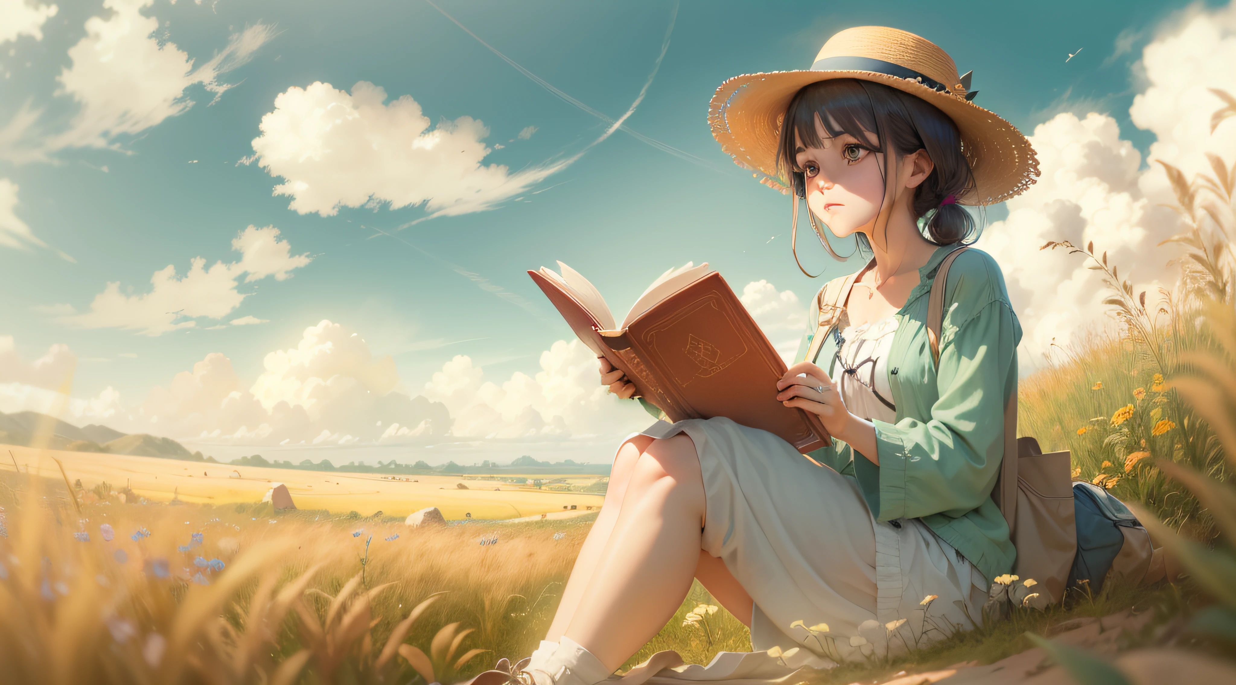 Book in hand