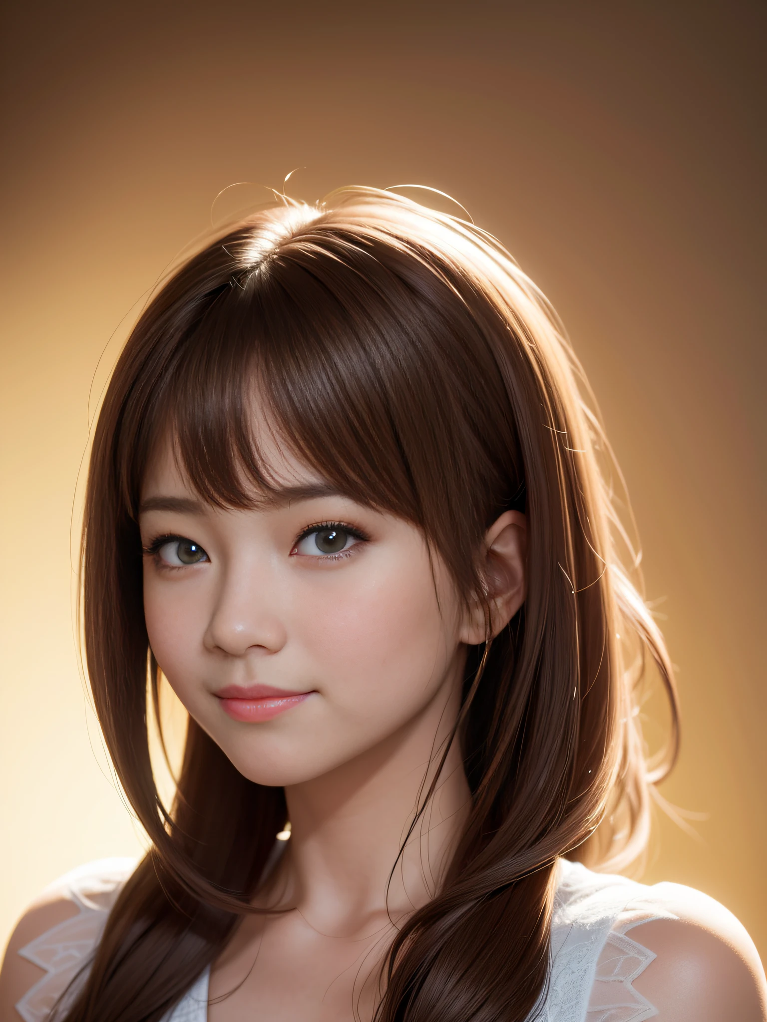 Super nice Jill, Disney animated characters, Stunning face, Long yellow-brown hair,asiagirl,A sweet smile, watered eyes, Close-up of the head, Cinematic lighting, Soft focus, Gradualbackground, Disney blind box style, oc rendered, 3D, 8K, k hd, Super Details --IW 2 --Niji 5--S 750