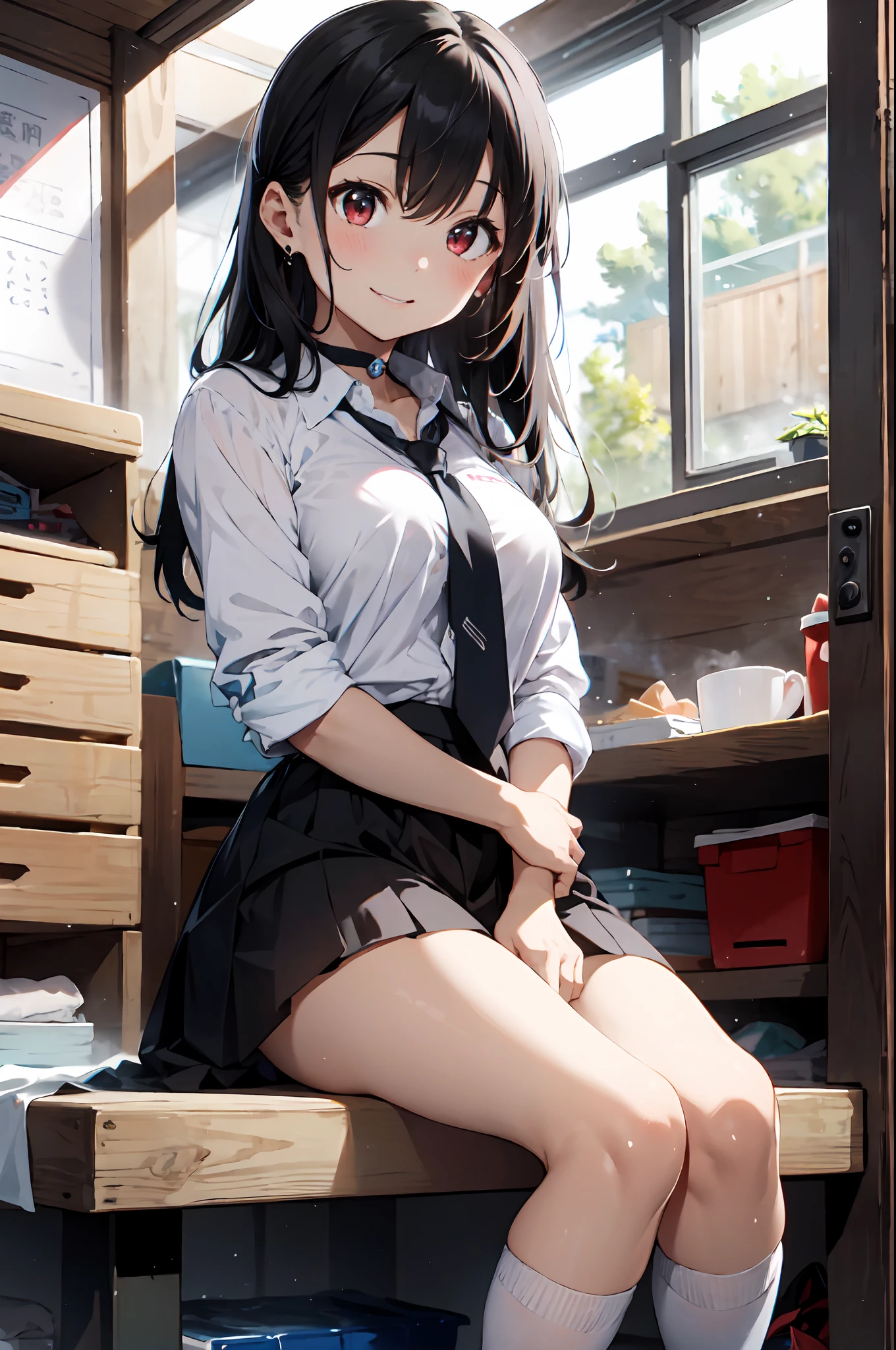 masterpiece, best quality, 1girl, long hair, bored, sitting, feet up, soles, forest 1girl, bangs, choker, necktie, ear piercing, masterpiece, best quality, 1girl, long hair, bored, sitting, feet up, soles, forest <feetPoseAnime_v11:0.6,eyebrows visible through hair, grin, gyaru, jewelry, kogal, long hair, looking at viewer, loose necktie, necktie, piercing, plaid, (比基尼),red eyes, ring, smile, solo, white shirt, 樱花树下,樱花盛开,nsfw,清澈见底湖水旁,金发,渐变头发,皎洁的月光,(美丽的夜晚)粉色乳晕,露出三角内裤,全身湿透,(两侧马尾辫),night(粉发),双马尾