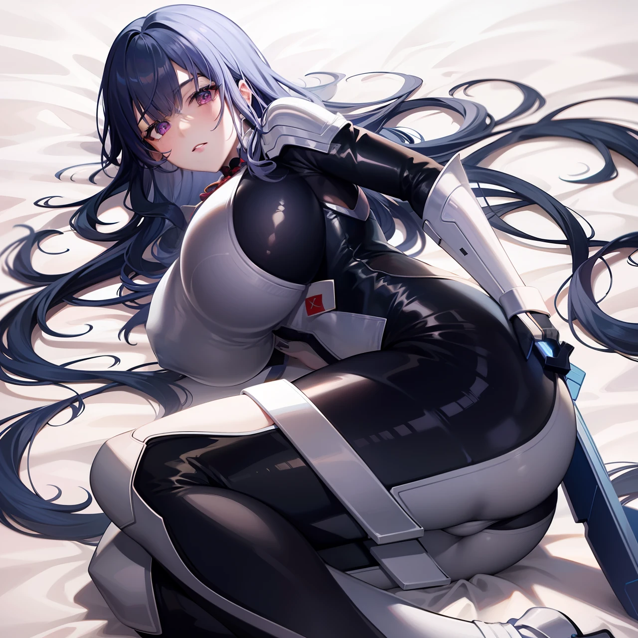 Raiden Shogun,tightsuit,huge tit,Buttock augmentation,8K quality,Beautuful Women,libraryai,super high image quality,high and cold