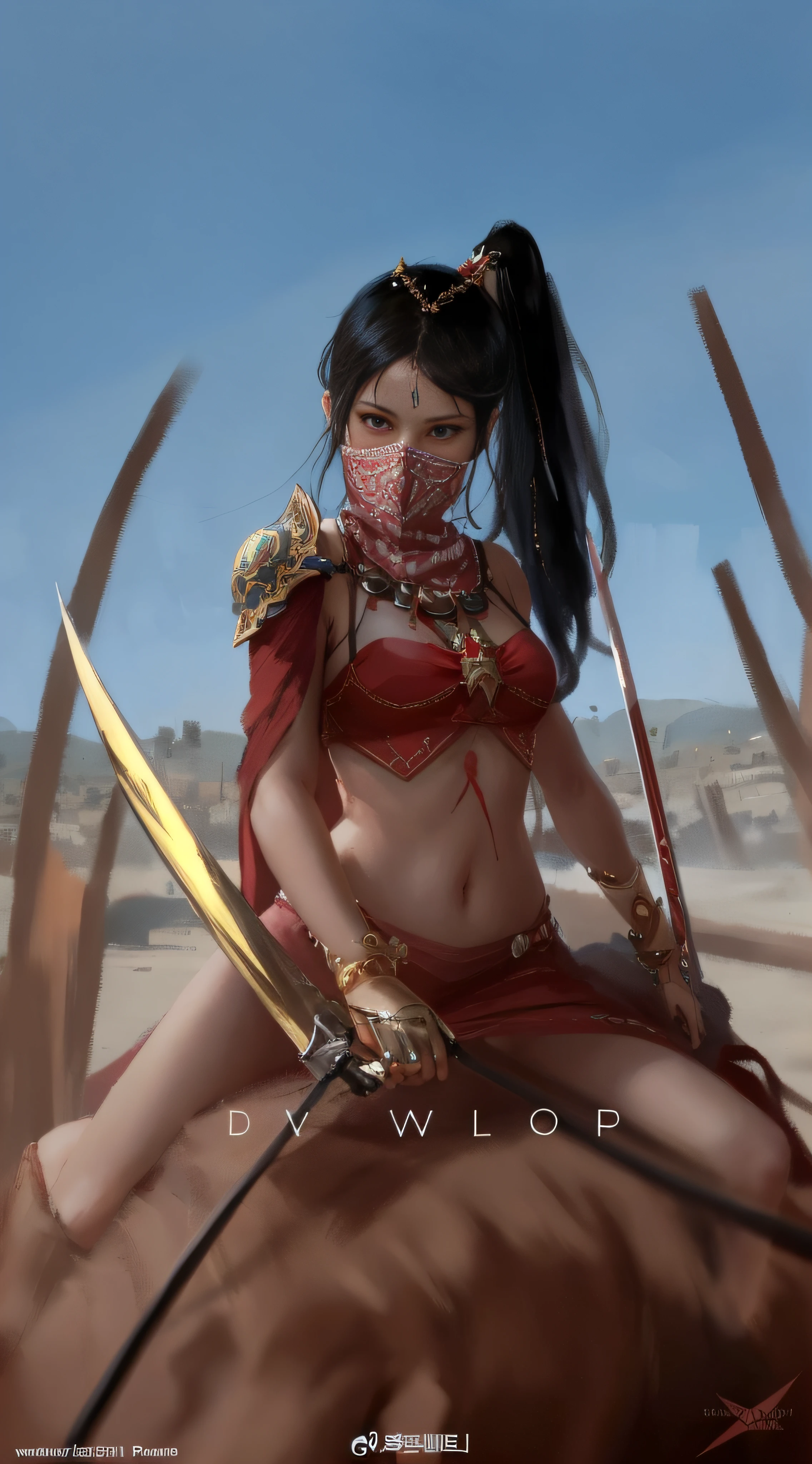 The Arad woman dressed in red sits on a horse with a sword, Phlegm sputum, phlegm |, wlop rossdraws, Phlegm phlegm art, wlop and rossdraws, Phlegm sputum, phlegm!!, style of wlop, Inspired by WLOP, by WLOP, Wlop style, Phlegm sputum, phlegm : :, Phlegm sputum, phlegm : : 5, intricate wlop
