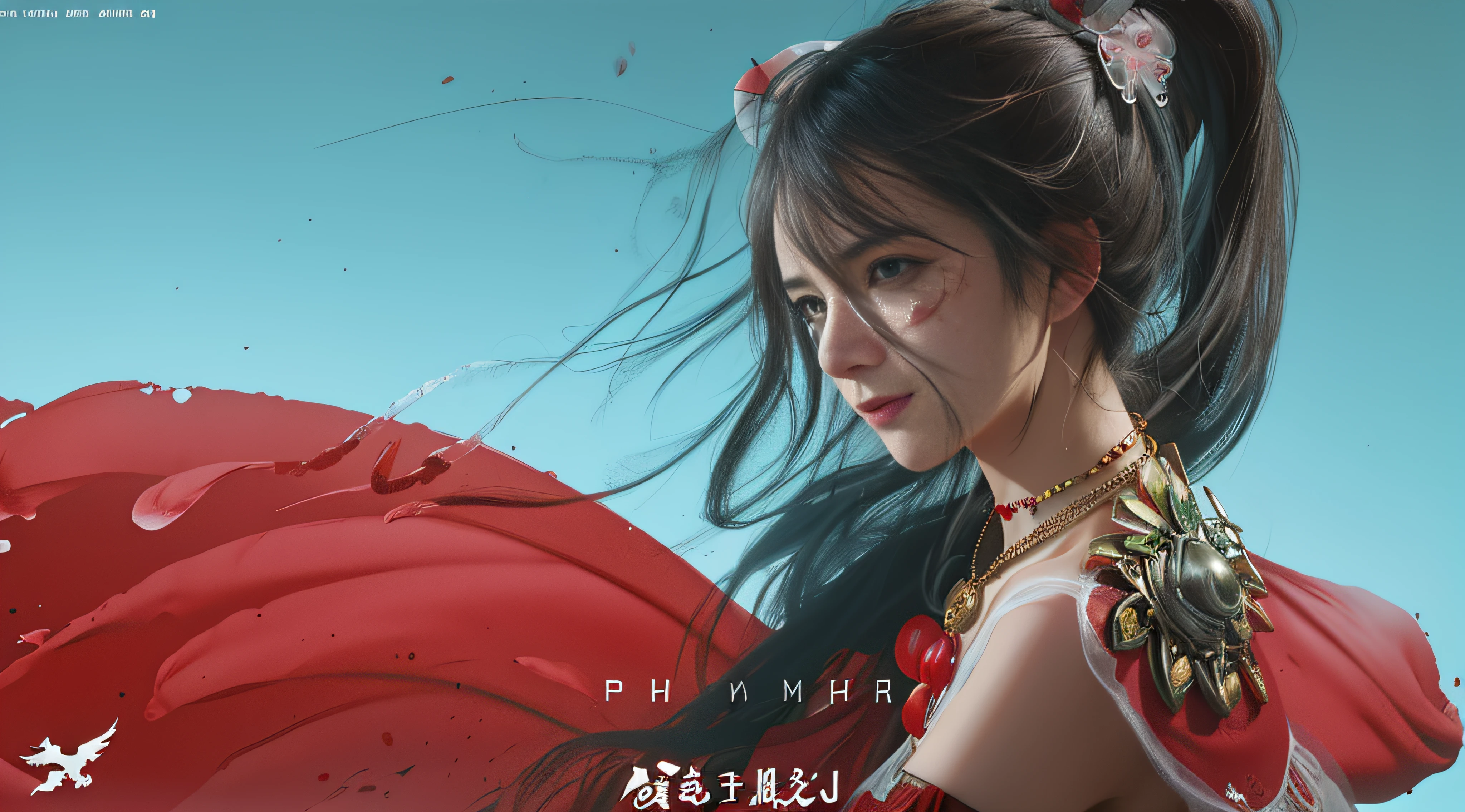 Wearing a red cape，Arad woman with a necklace around her neck, Phlegm sputum, phlegm |, Phlegm sputum, phlegm!!, Phlegm phlegm art, style of wlop, Phlegm sputum, phlegm | Art germ, by WLOP, style of wlop, Wlop style, WLOP et Artgerm, Phlegm sputum, phlegm : :, Phlegm sputum, phlegm : : 5, Spastic Painting wind