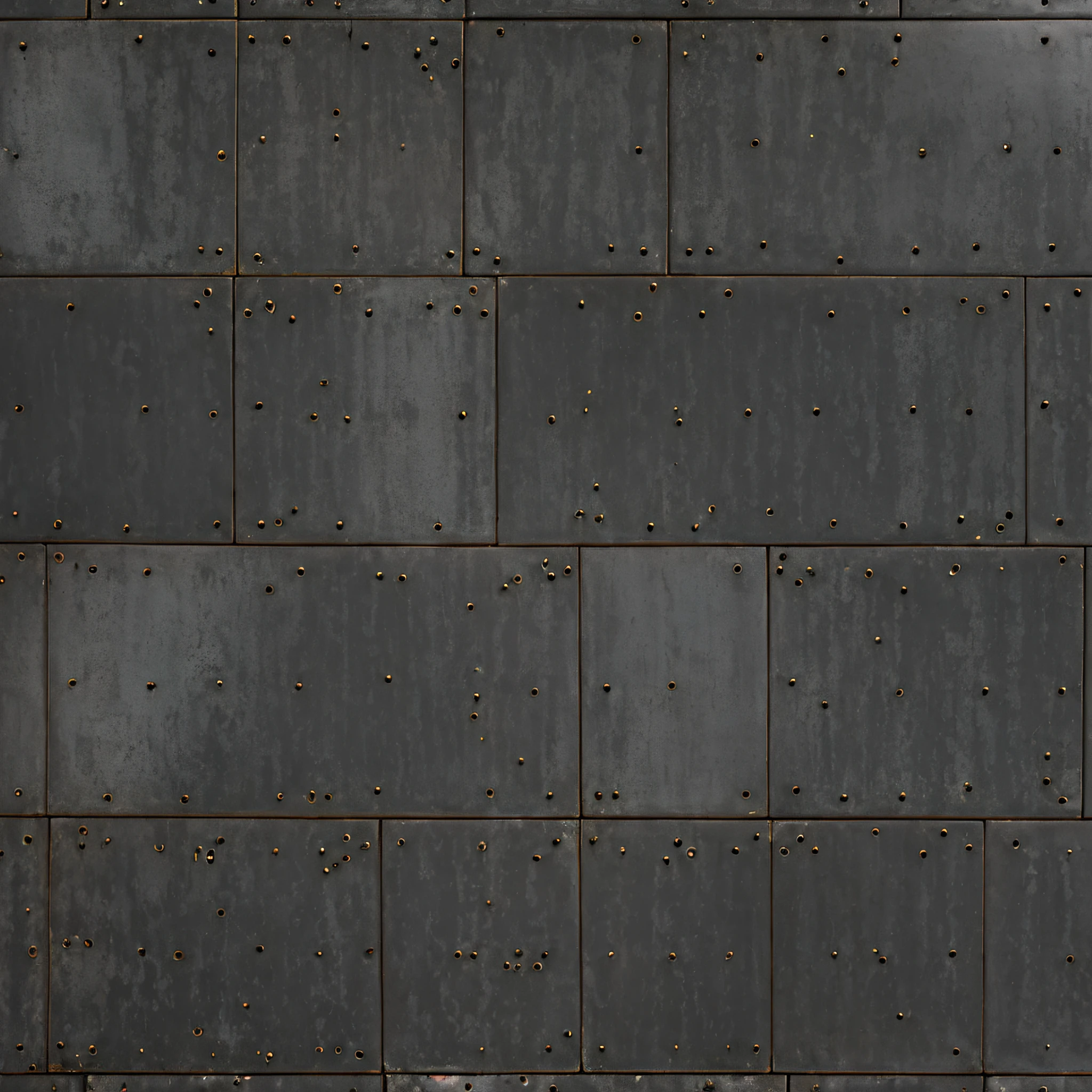 Without screws, No rivets, smooth sheet of metal veins