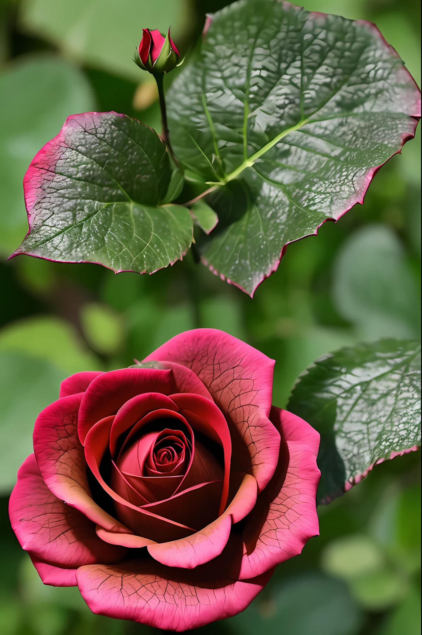 A lone rose without thorns with a small stem and a white color --auto --s2
