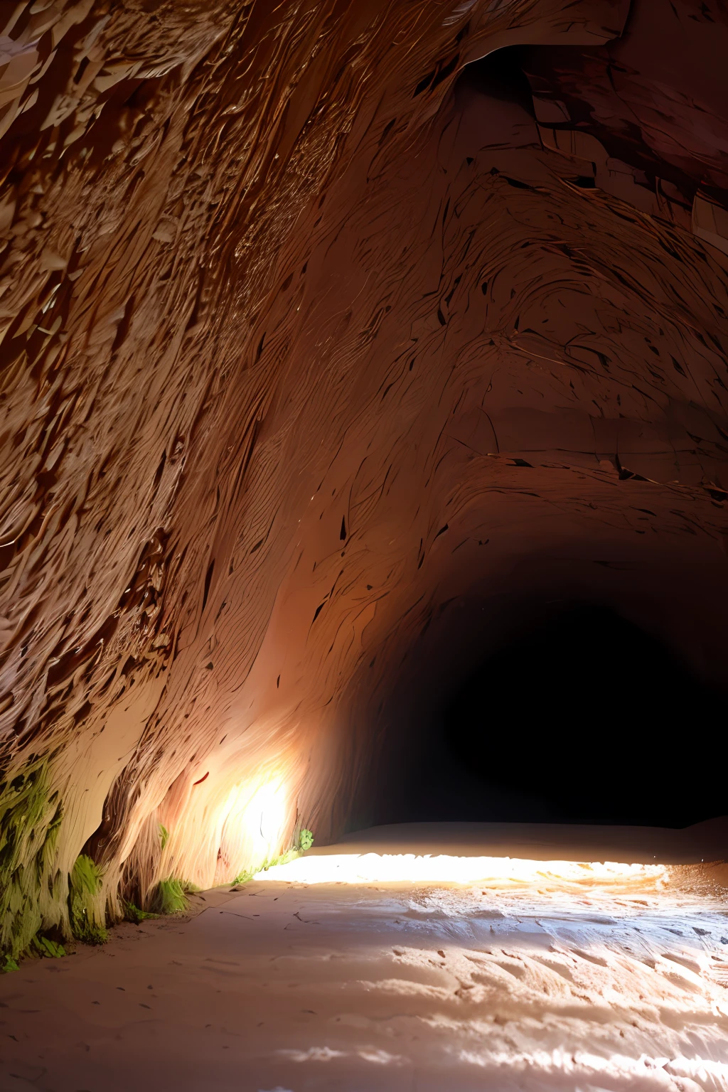 cave interior,