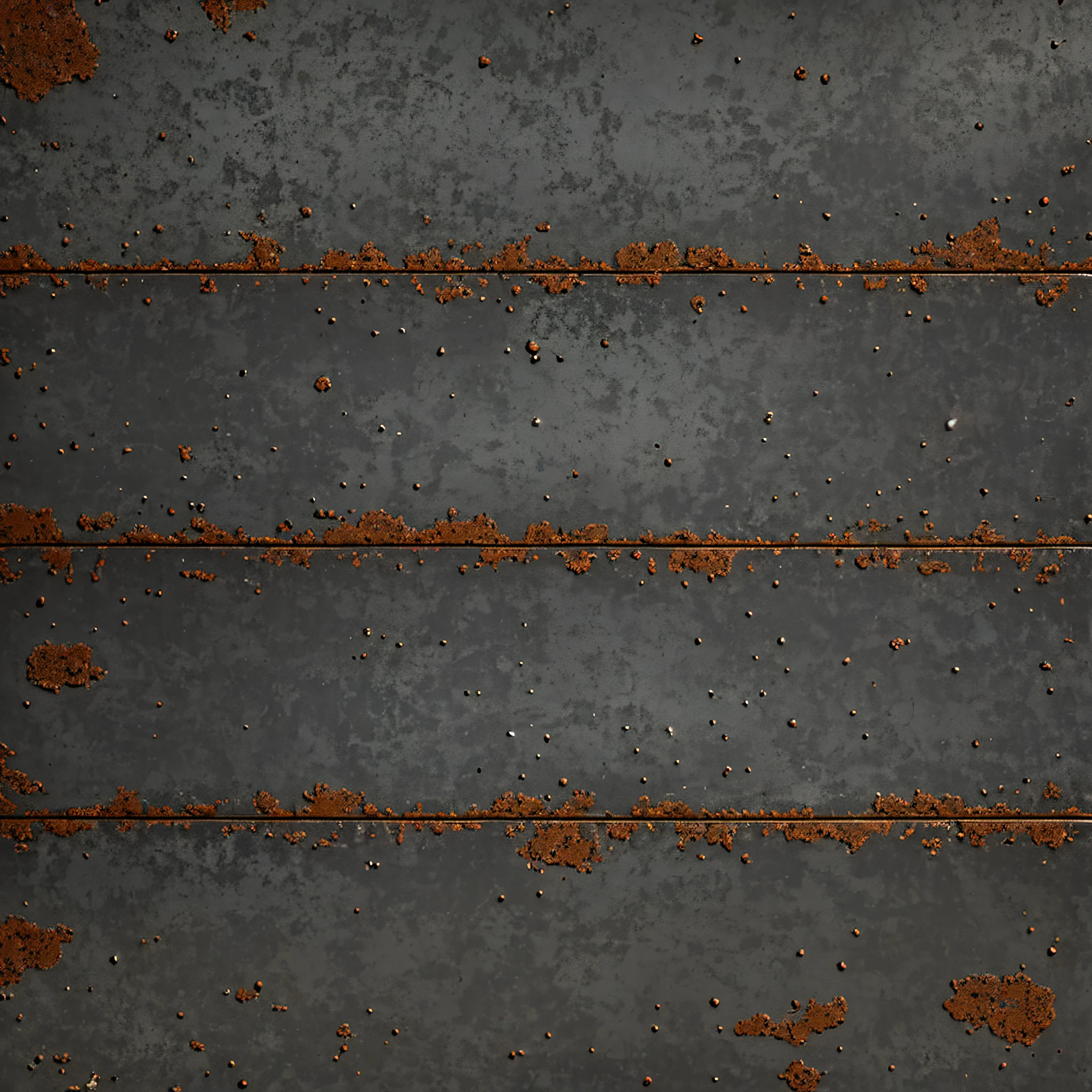 Metal floor made of rusty metal, Seamless rusty metal metal floor texture, Damaged metal