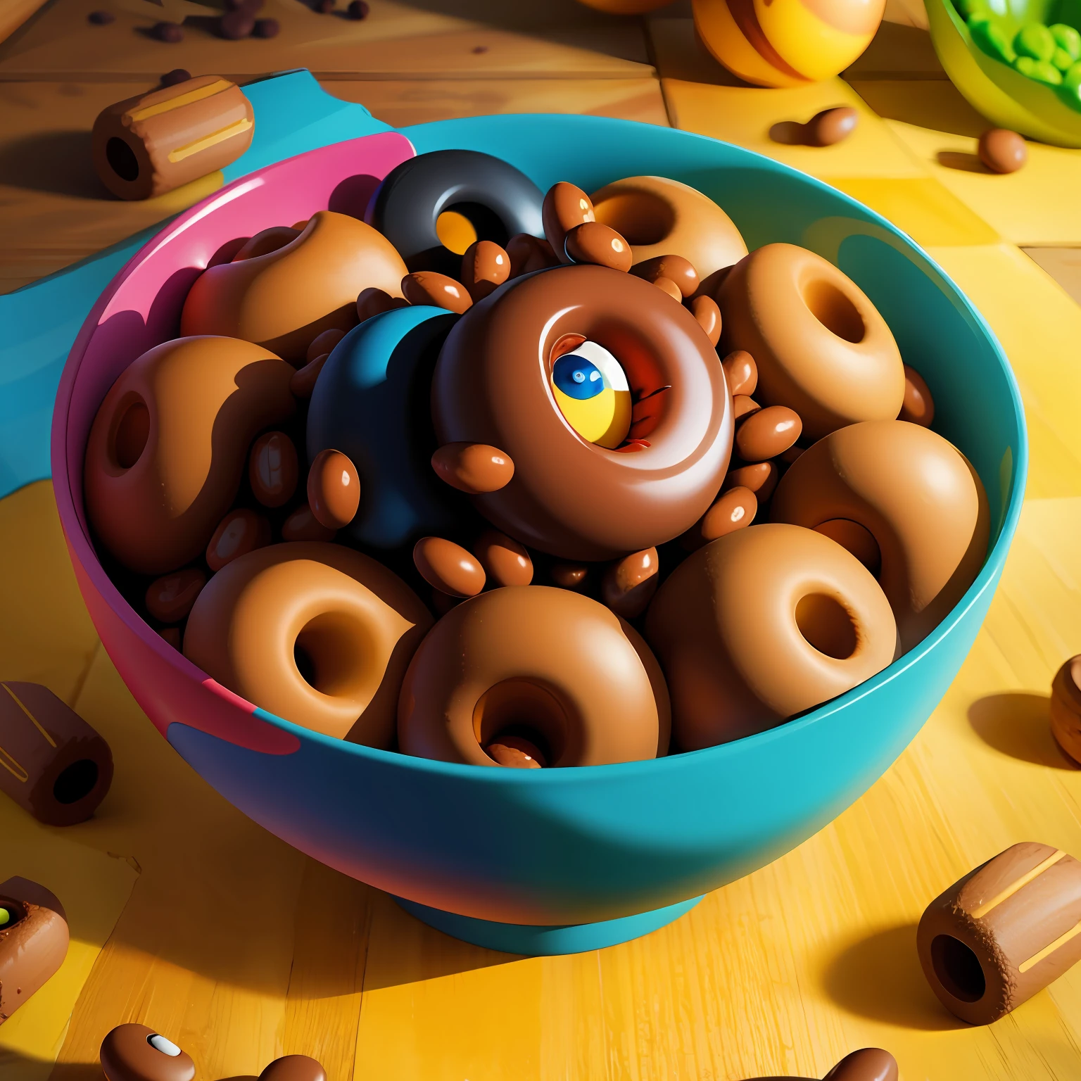 cuckoo for Cocoa Puffs, concept art, 4k chaos