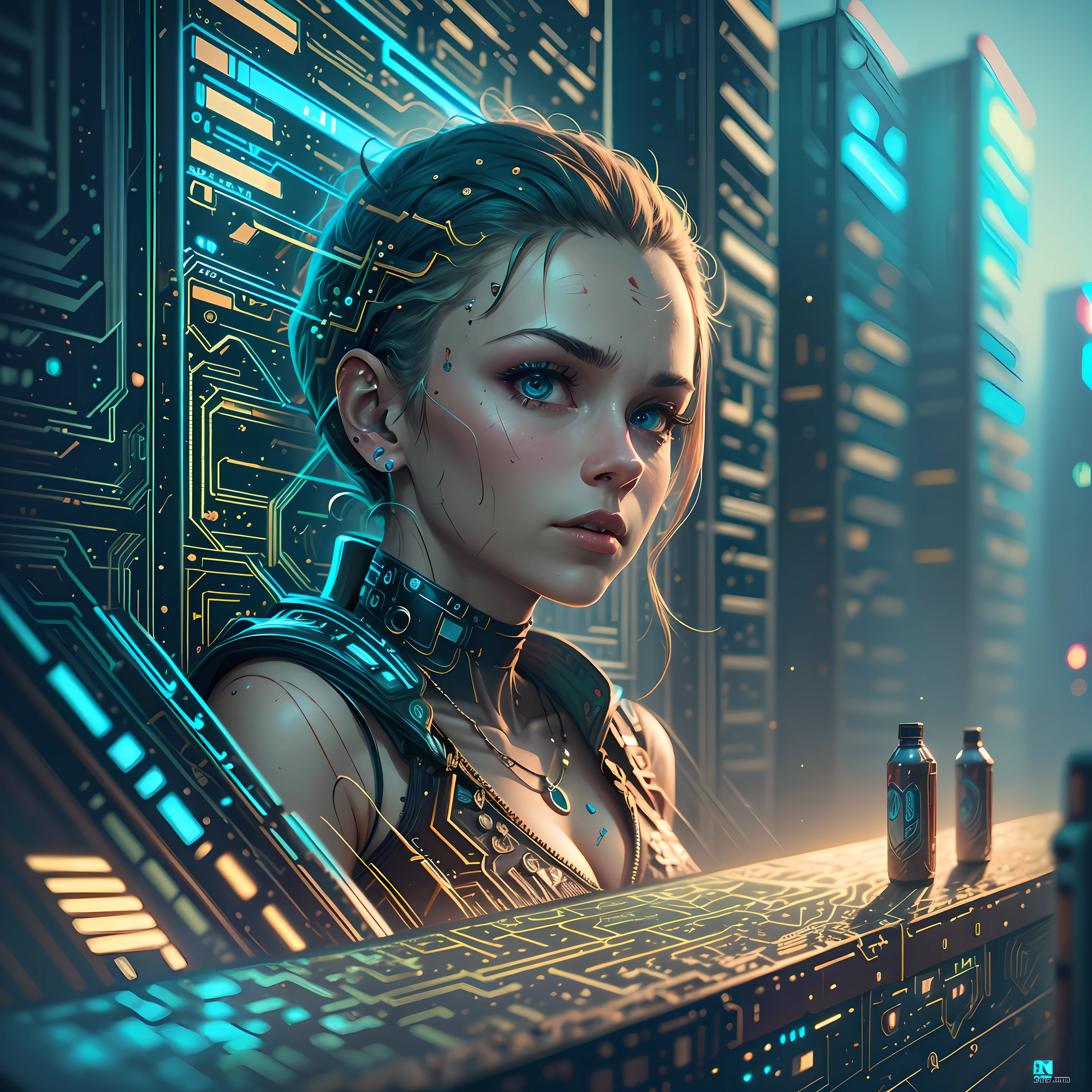 Reimagining the Panamanian Nature of Cyberpunk in Ultra High Definition, 8K, parameters Best quality, Masterpiece, Super High Resolution, (Realistic 2.0)