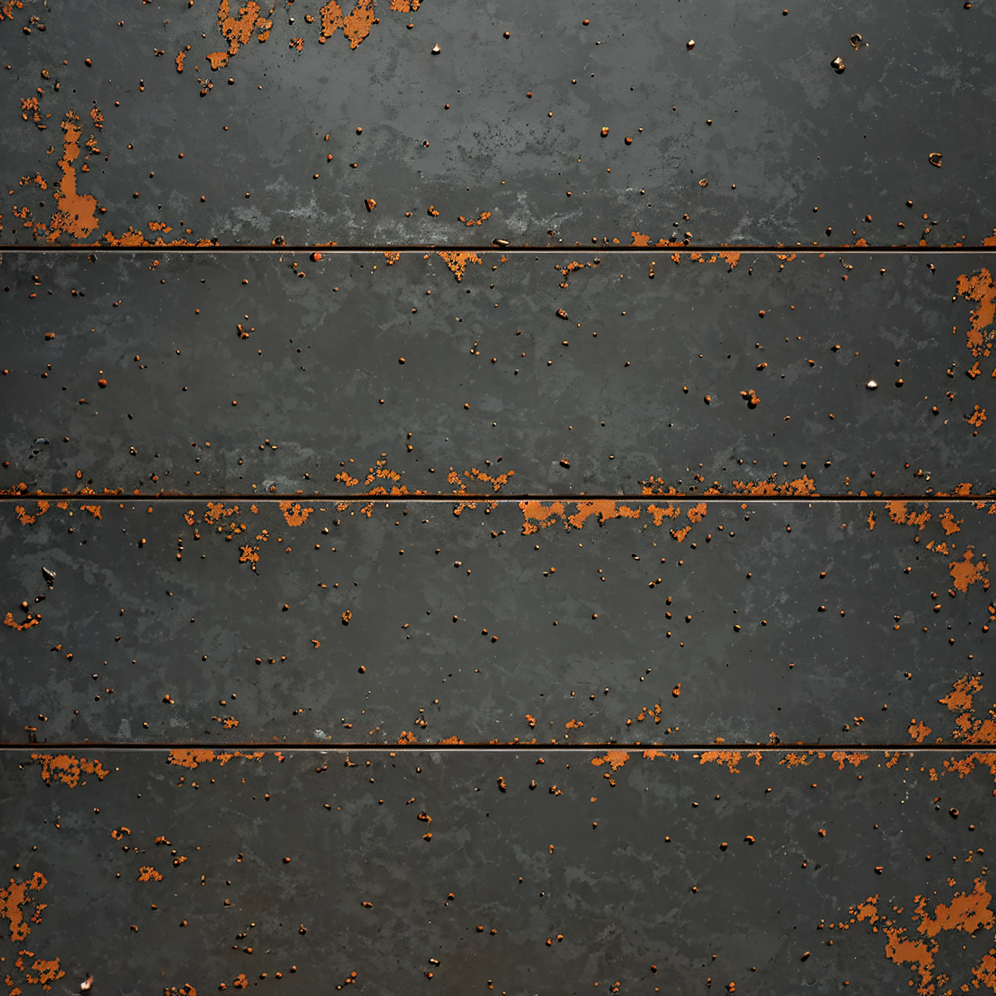 Metal floor made of rusty metal, Seamless texture of rusty metal metal floor, Damaged metal