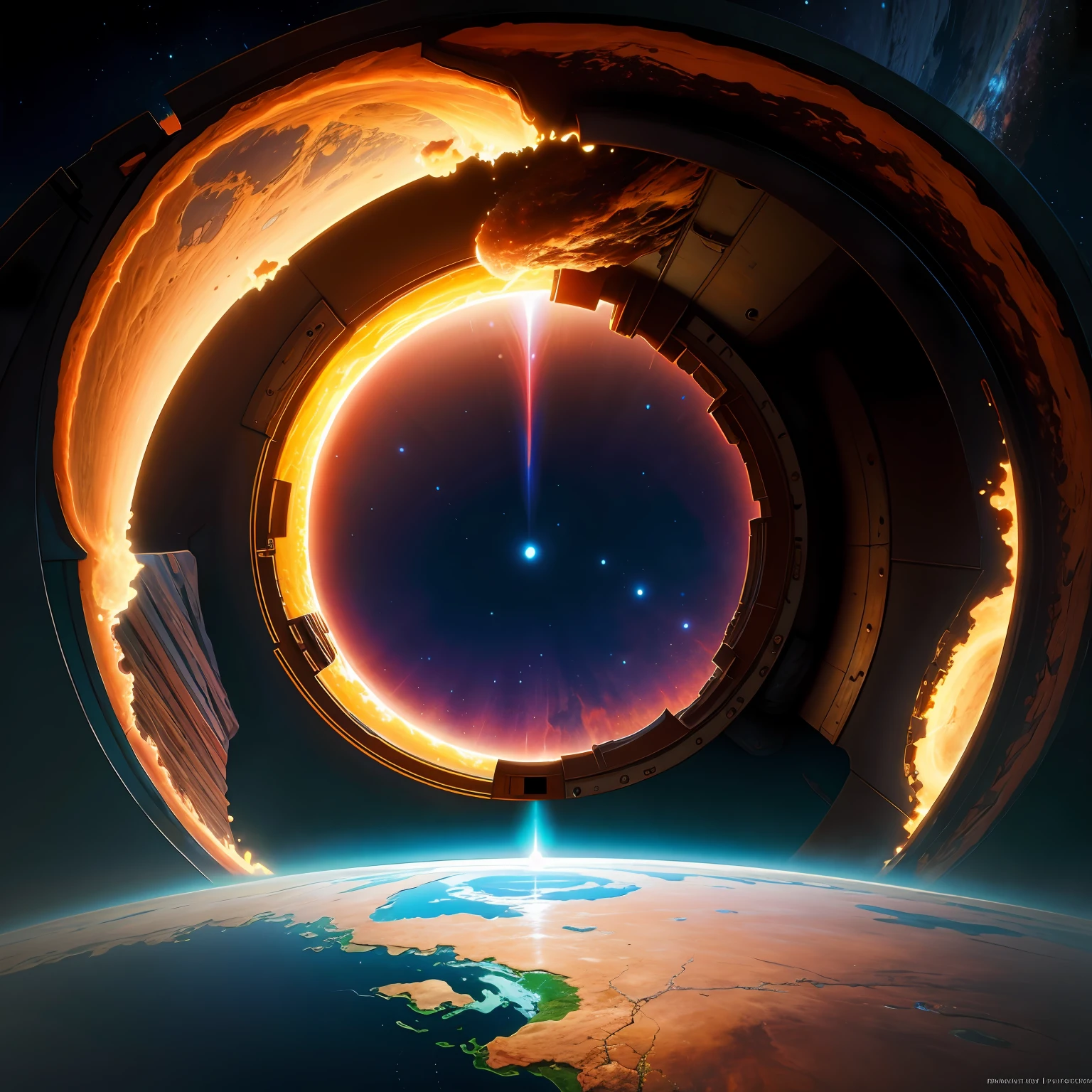 Ass hole of the world, concept art, 4k