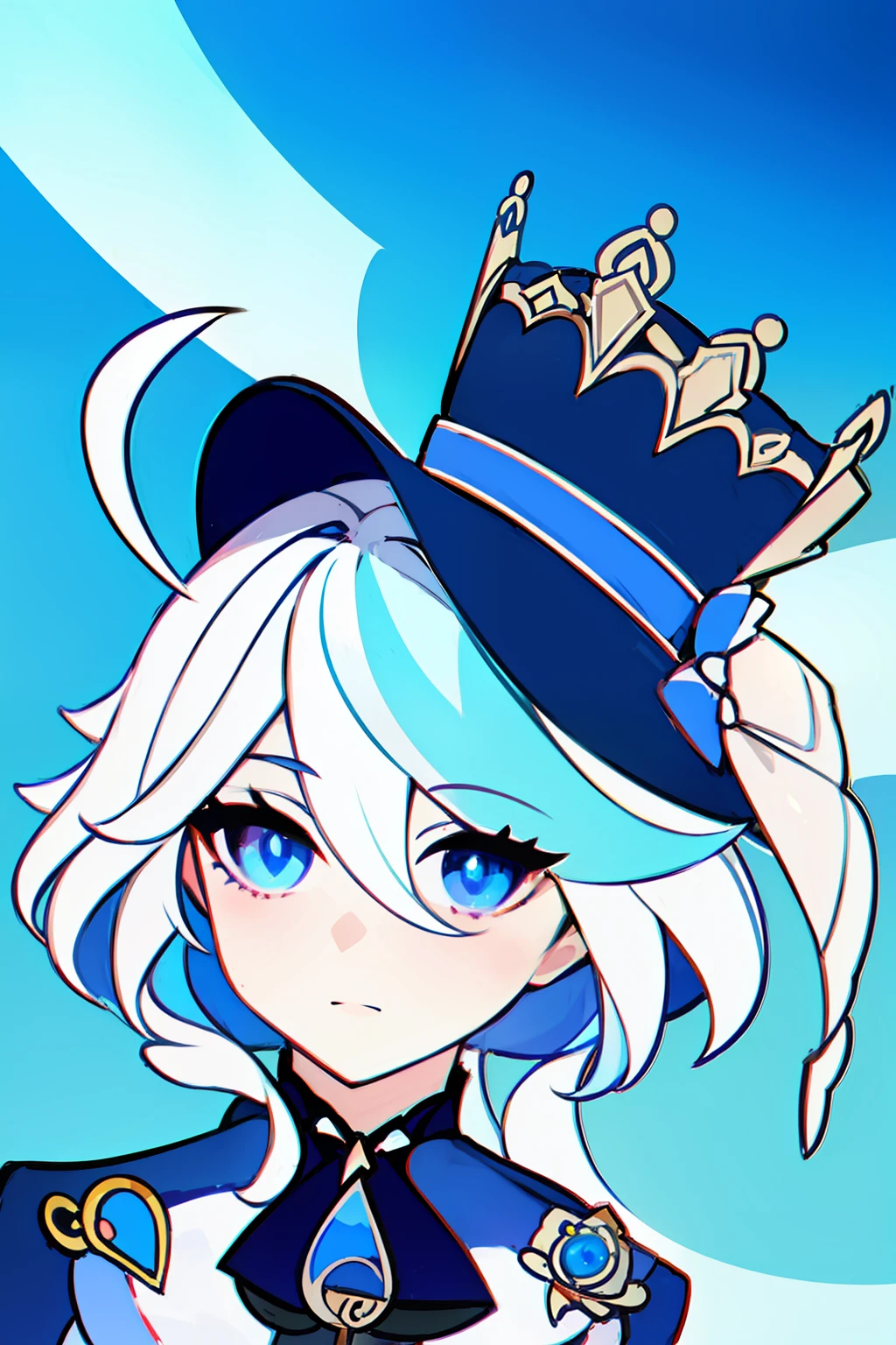 (masterpiece), best quality, expressive eyes, perfect face,anime character, girl,genshin impact, video game,Focalors