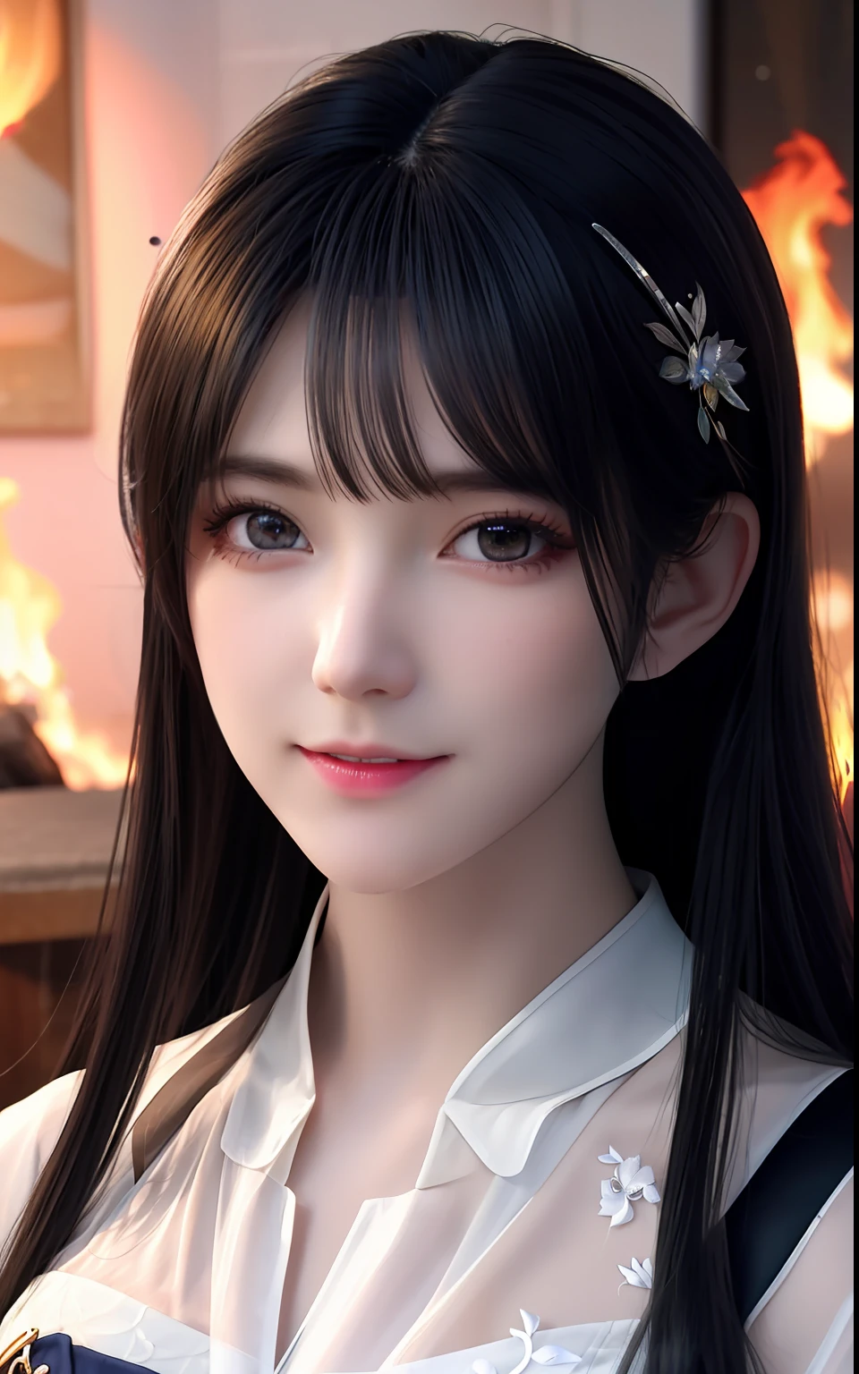 ulzzang -6500-v1.1, (Photorealsitic:1.4), animesque、anime styled、ssmile、portraitures、Beautiful, Moist eyes like clear glass、green colored hair、Beautiful detailed woman, extremely detailed eye and face, Beautiful detailed eyes,huge filesize, ultra-detailliert, hight resolution, ighly detailed, top-quality, ​masterpiece, illustratio, ighly detailed, nffsw, unification, 8k wallpaper, splendid, finely detail, ​masterpiece, top-quality, Highly detailed ticker uniform 8K wallpaper, Light on the Face、电影灯光、19-year-old girl