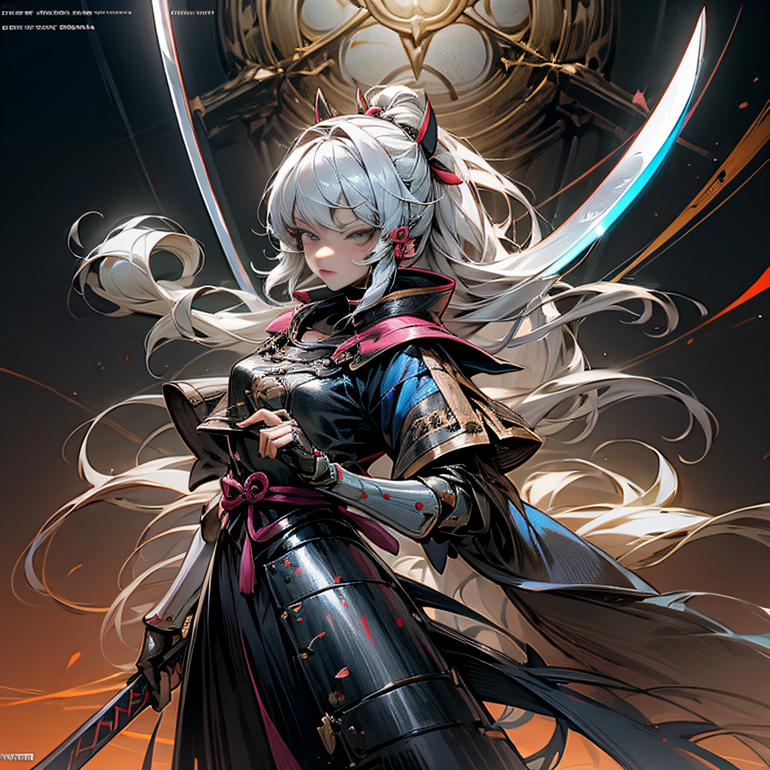 Anime - Style image of a woman with a sword and armor, From Knight Arc, guweiz on artstation pixiv, Trends on Artstation Pixiv, guweiz on pixiv artstation, Arc Knight, Cuschart krenz women art majors, Advanced Digital Anime Art, Characters in the video game Katana Zero, stunning character art, Anime Badass 8 K