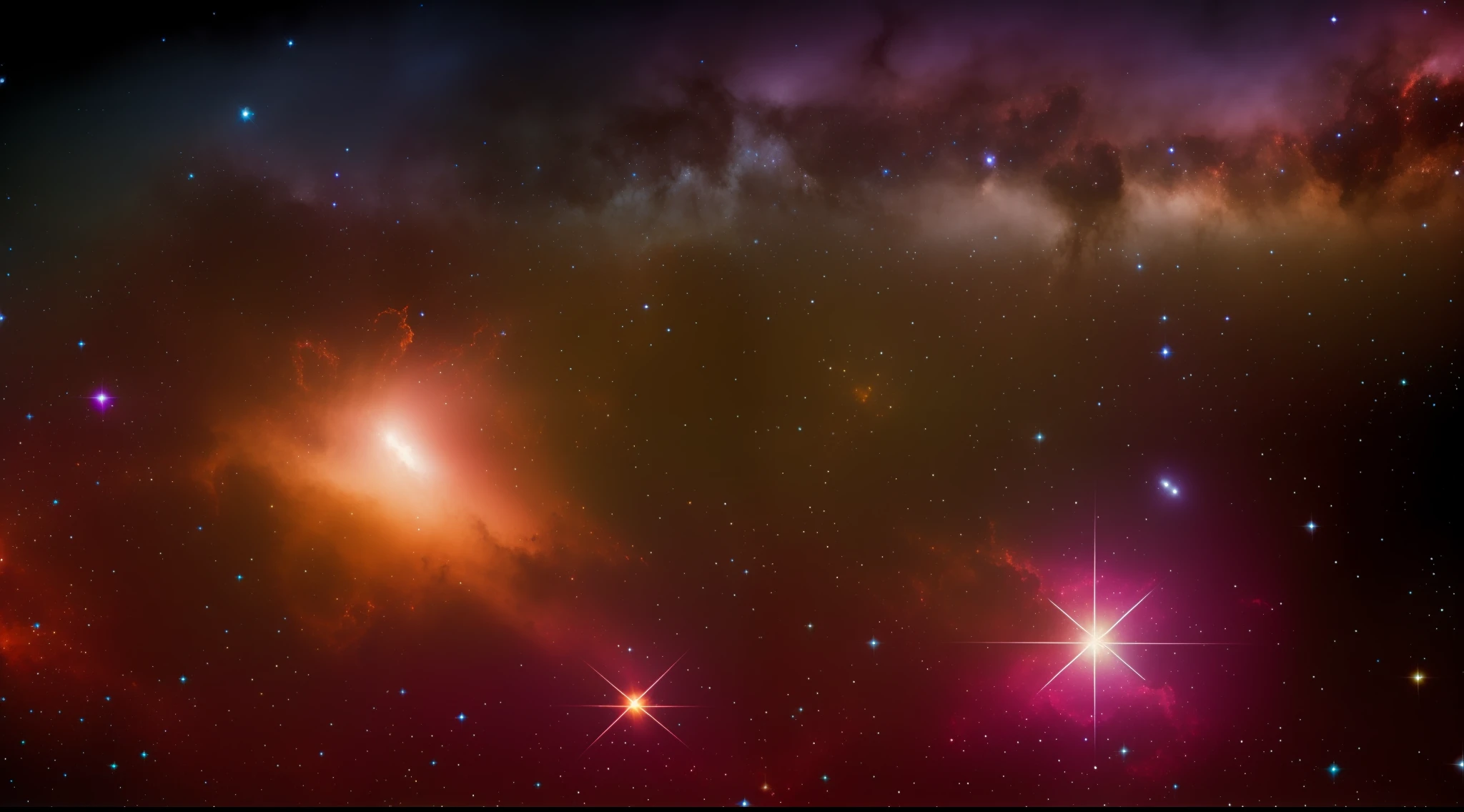 Nebulosa James Webb, Magic, dramatic light, flash in space, cores vibrantes, com fundo de estrelas brancas cintilantes, 8k, foto realista, detalhes complexos, Ultra realista