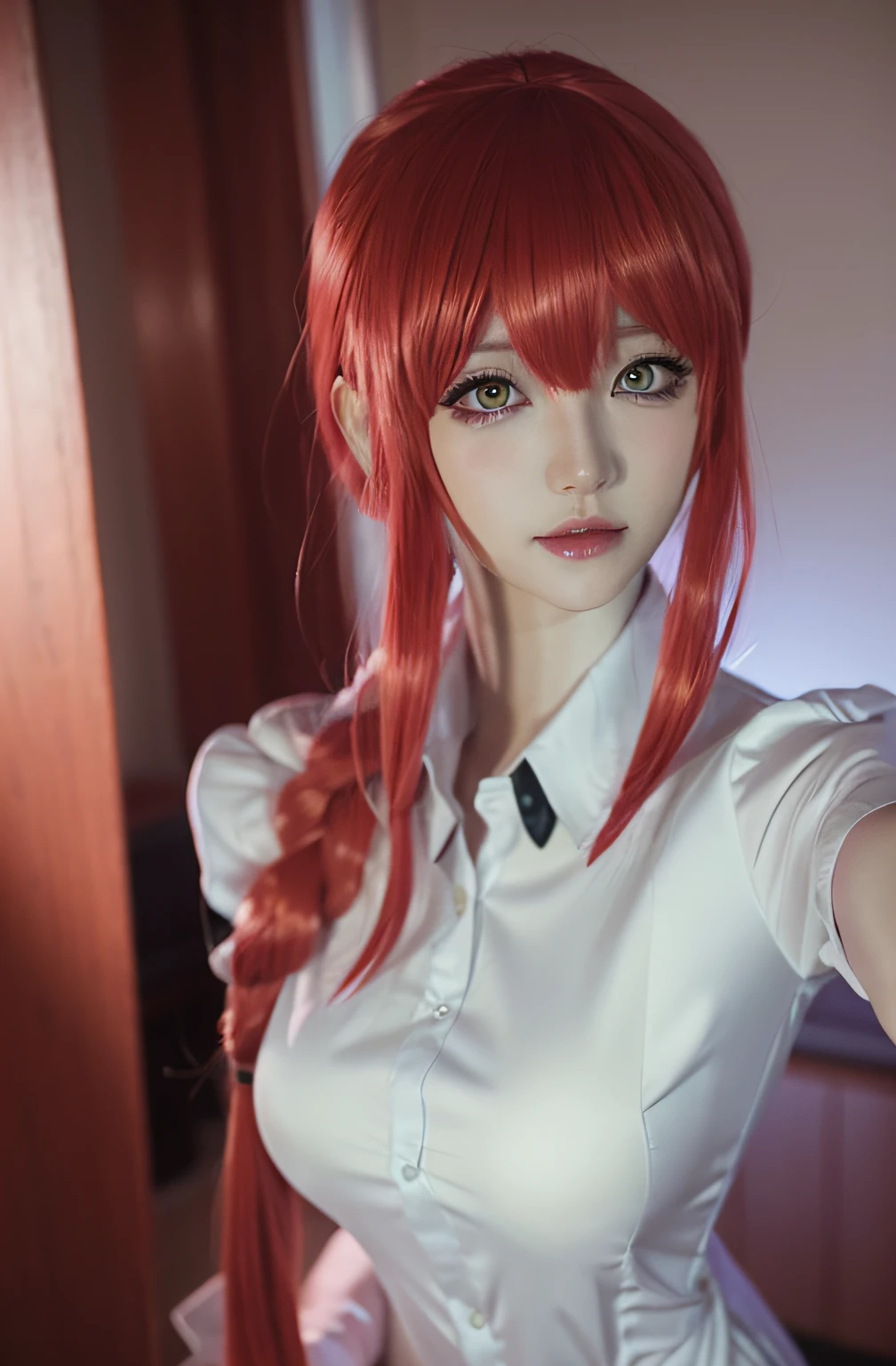 hyper realistic anime, Beautiful anime girl, Photorealistic anime, 3 d anime realistic, Anime cosplay, attractive anime girls,8k, RAW photos, sportrait, best qualtiy, 超高分辨率, realisticlying, 1girll, full bodyesbian,
