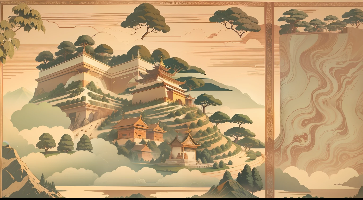 Buddhist landscape