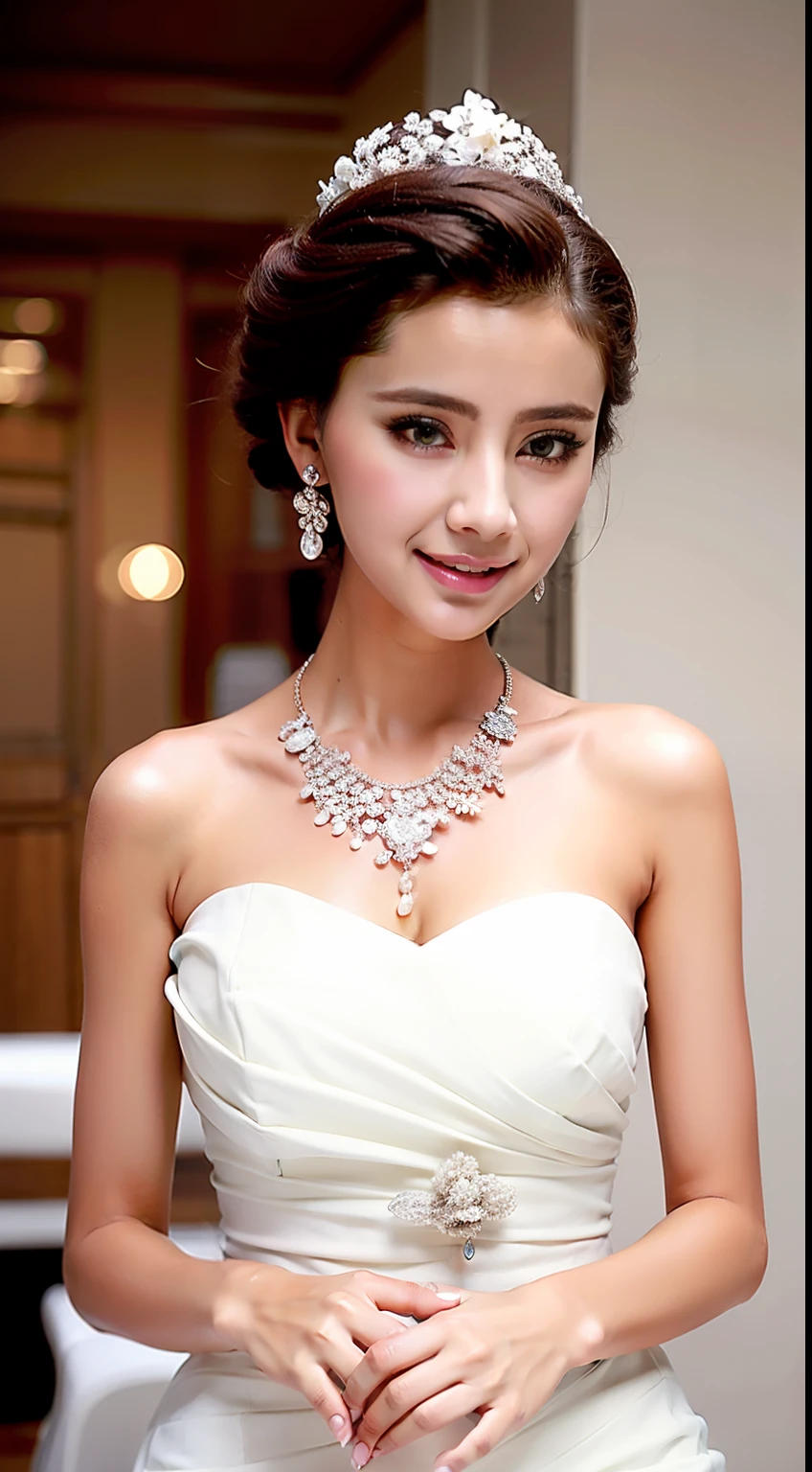 Fashion model 18 years old [[[[closeup cleavage]]]], [[[[boobgasm]]]], [[[[coll]]]], [[[[bshoulders]]]], perfect  eyes, Perfect iris，Perfect lips，perfect teeth，Perfect skin，Soft front light，hdr，Movie girl，Green evening dress，long whitr hair，Long hair with a shawl，Long hair like a waterfall，The background is indoors，Flowers in the background（pastel colour：1.2）