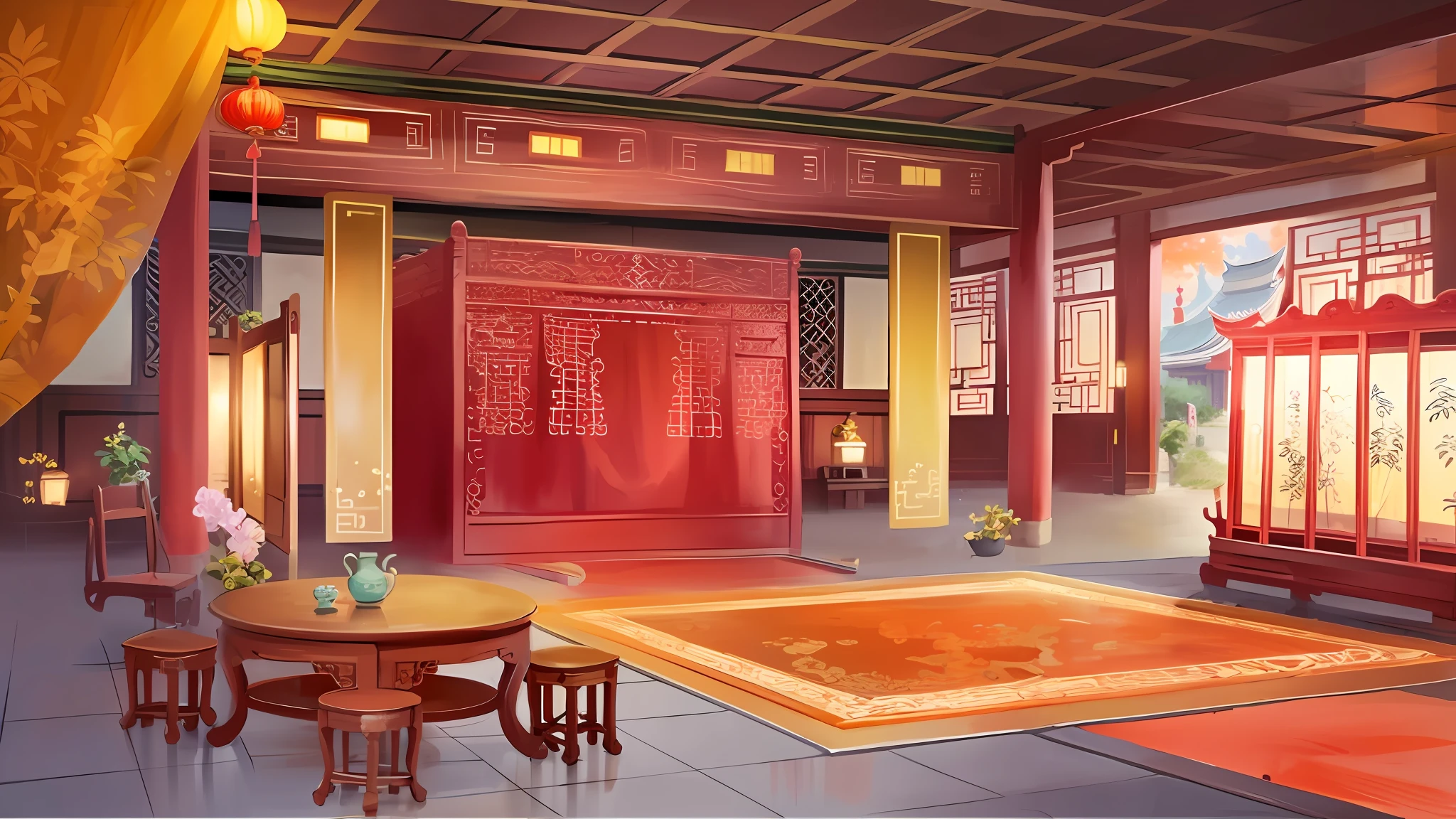 China-style,ancient buildings