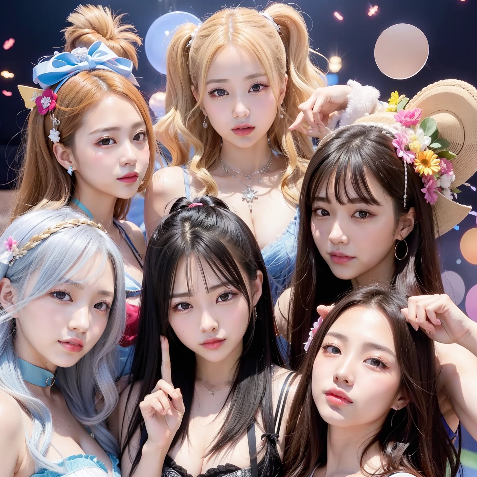 Beautiful men and women、Idol、Group of 5、Popularity、夏天、
