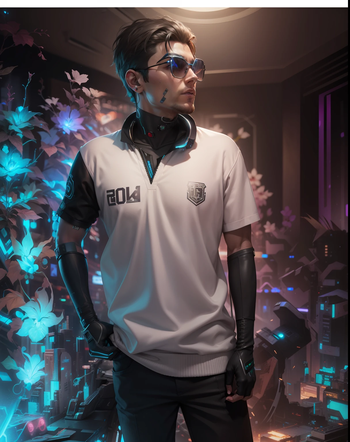 Change background, handsome boy,cyberpunk, realistic face,8k,ultra realistic