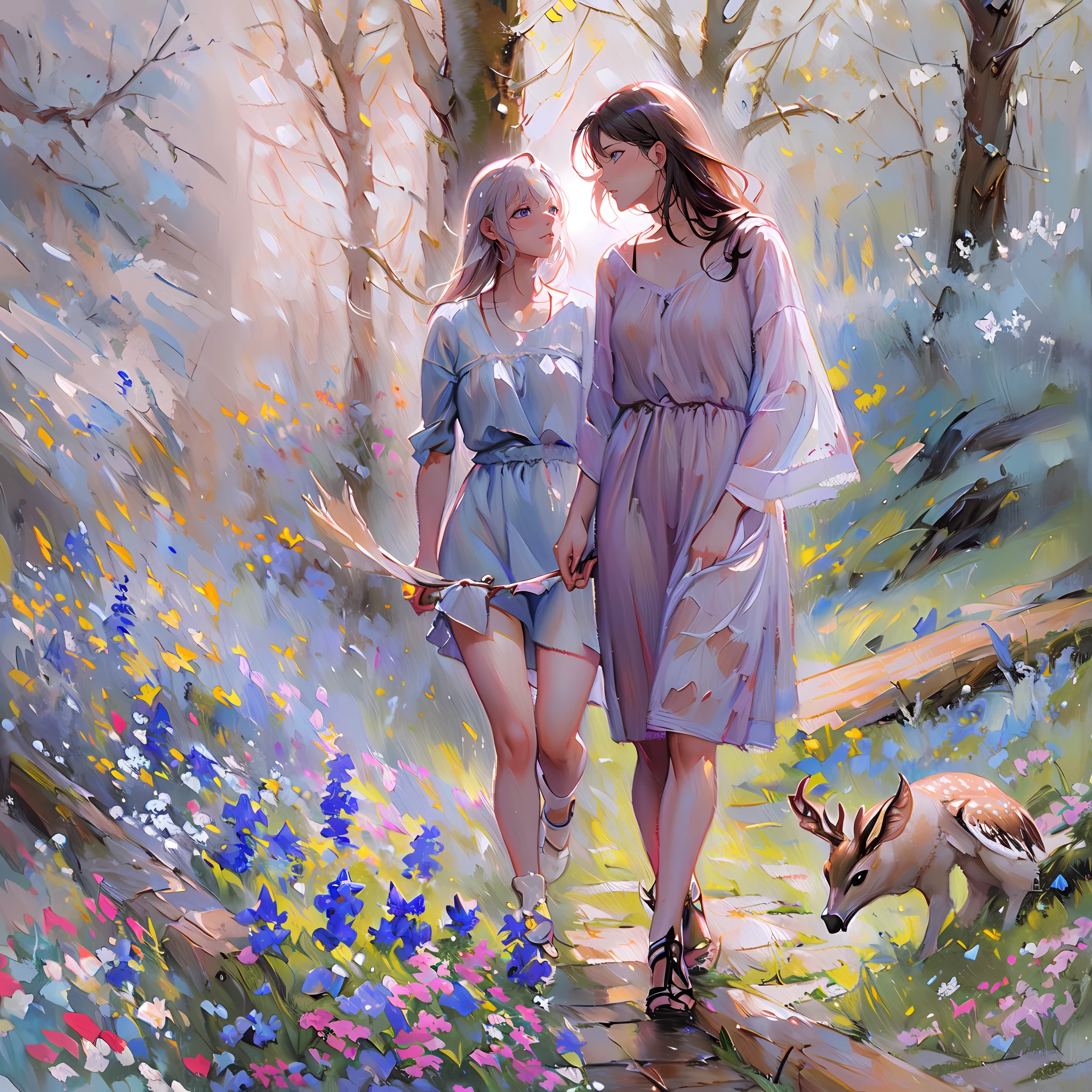Pleasant morning walk