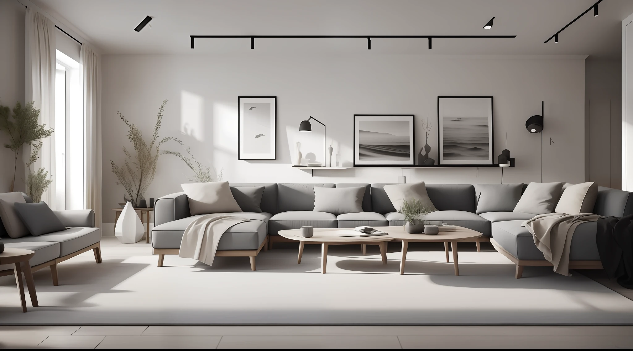 Nordic style living room