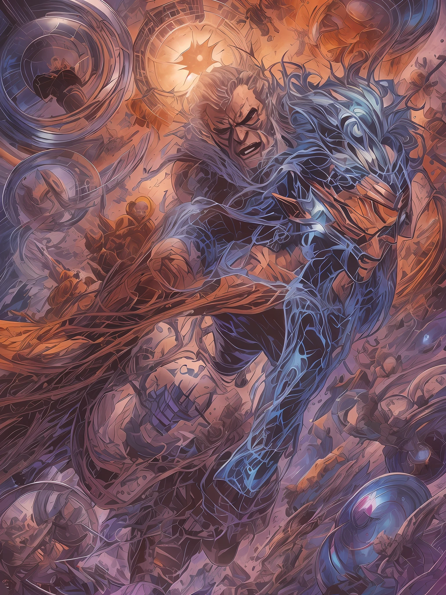 Doutor Estranho, corpo astral, 1 homem, Chaotic atmosphere, Marvel Quadrinhos