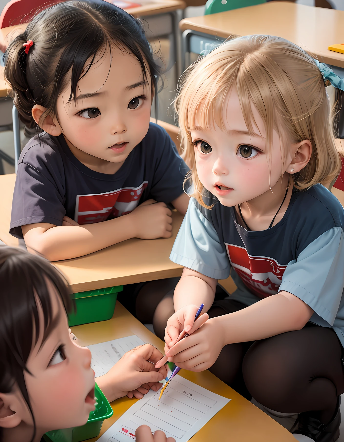 Kindergarten children