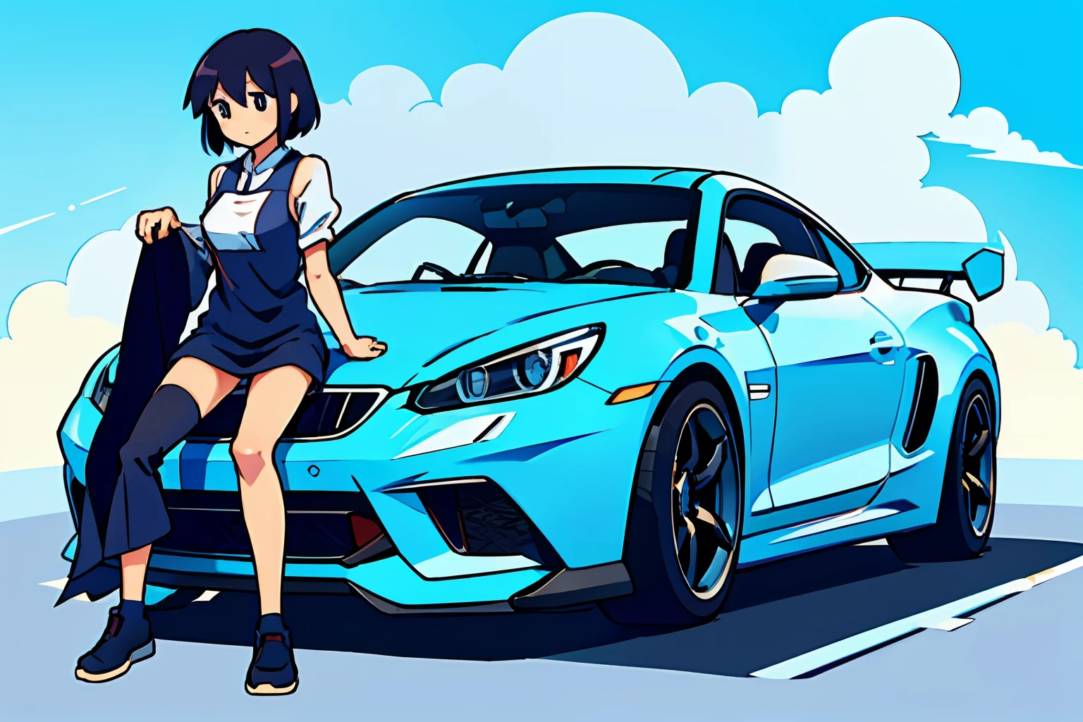 (best-quality:0.8),
(best-quality:0.8), perfect anime illustration, we've been trying to reach you about your cars extended warranty,with a anime girl, perfect body,thin, beautiful girl