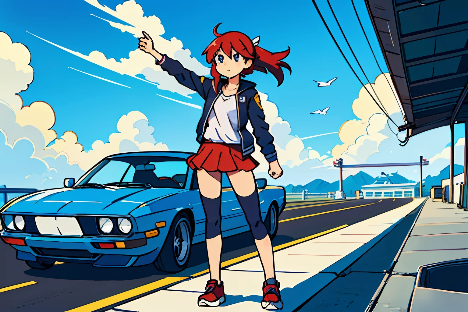 (best-quality:0.8),
(best-quality:0.8), perfect anime illustration, we've been trying to reach you about your cars extended warranty,with a anime girl, perfect body,thin, beautiful girl