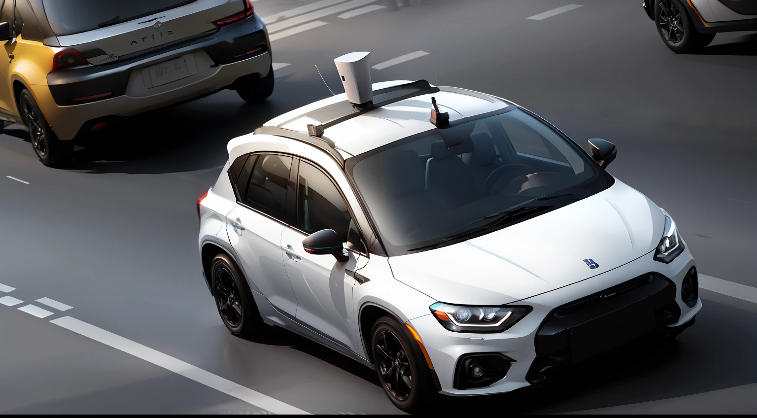 Above all，I noticed that the city is a highly intelligent city。Driverless cars weave through the streets，People just need to tap away，The vehicle will automatically stop to pick up passengers。The cars are also equipped with advanced navigation systems，Traffic can be monitored in real time，Ensure the safe and fast arrival of passengers at their destination。