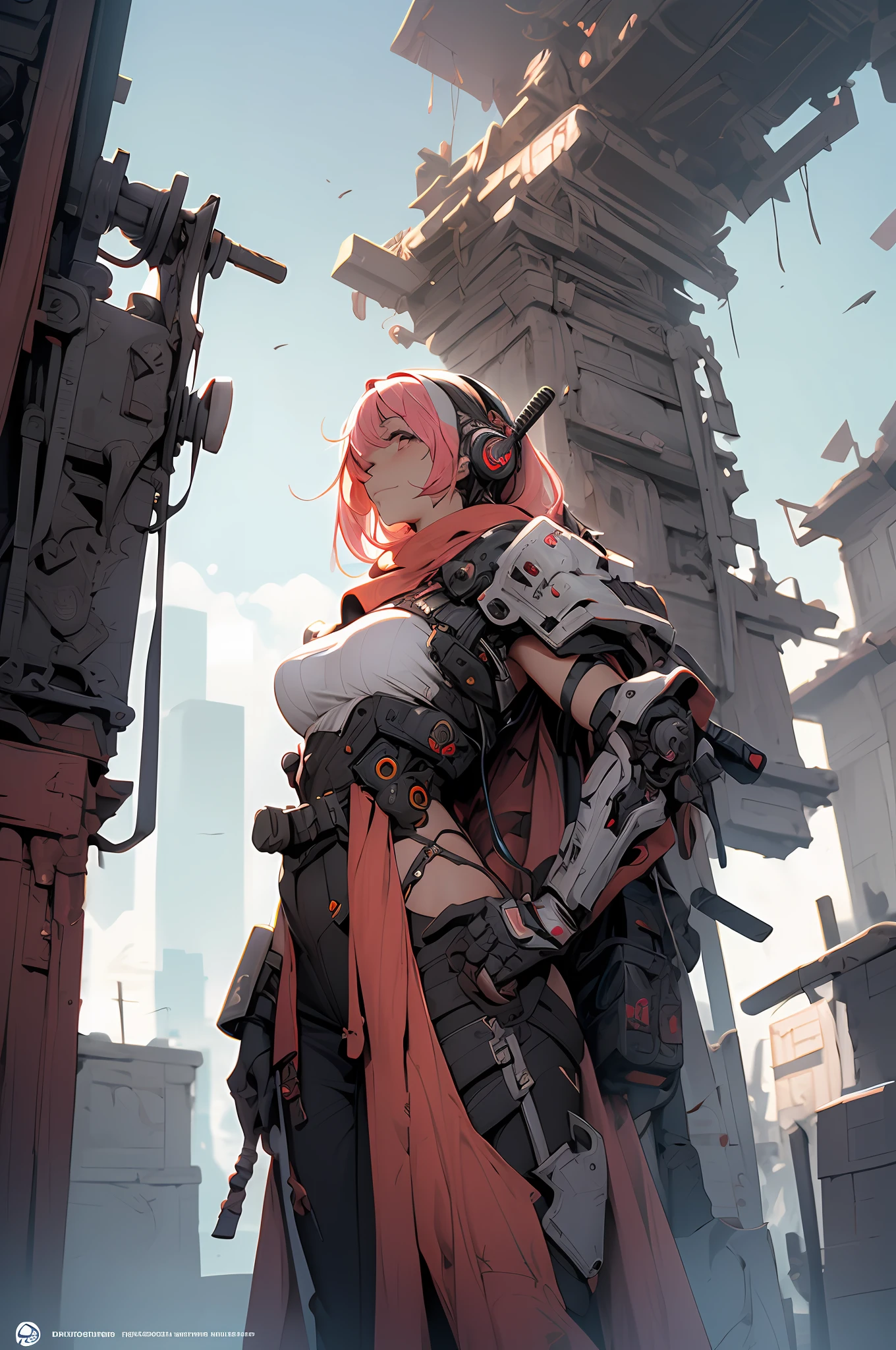 Gwenpool, a(costume setup materials),((Assassin style)),((doragon)),water world,colosseum,cybe,tattoo,without clothes,savage,small bust,Machine hands,shoulder length messy hair no clothing,detailed beautiful face,detailed beautiful eyes,shieid,happy, smail, super detailed skin,Beautiful slender style anime girl, hyperdetailed painting, luminism, art by Carne Griffiths and Wadim Kashin concept art, 4k resolution, fractal isometrics details bioluminescence , 3d render, octane render, intricately detailed , cinematic, trending on artstation Isometric Centered hyperrealistic cover photo awesome full color, hand drawn , gritty, realistic mucha , intricate, hit definition , cinematic,Rough sketch, bold lines, on paper, (cyber punk:1.4), frill,lace,frill,lace,frill,lace
BREAK
((extra huge cool chainsaw in hands)), ((extra huge cool weapon machine)),open stance, action pose,
white background,simple background,wide shot