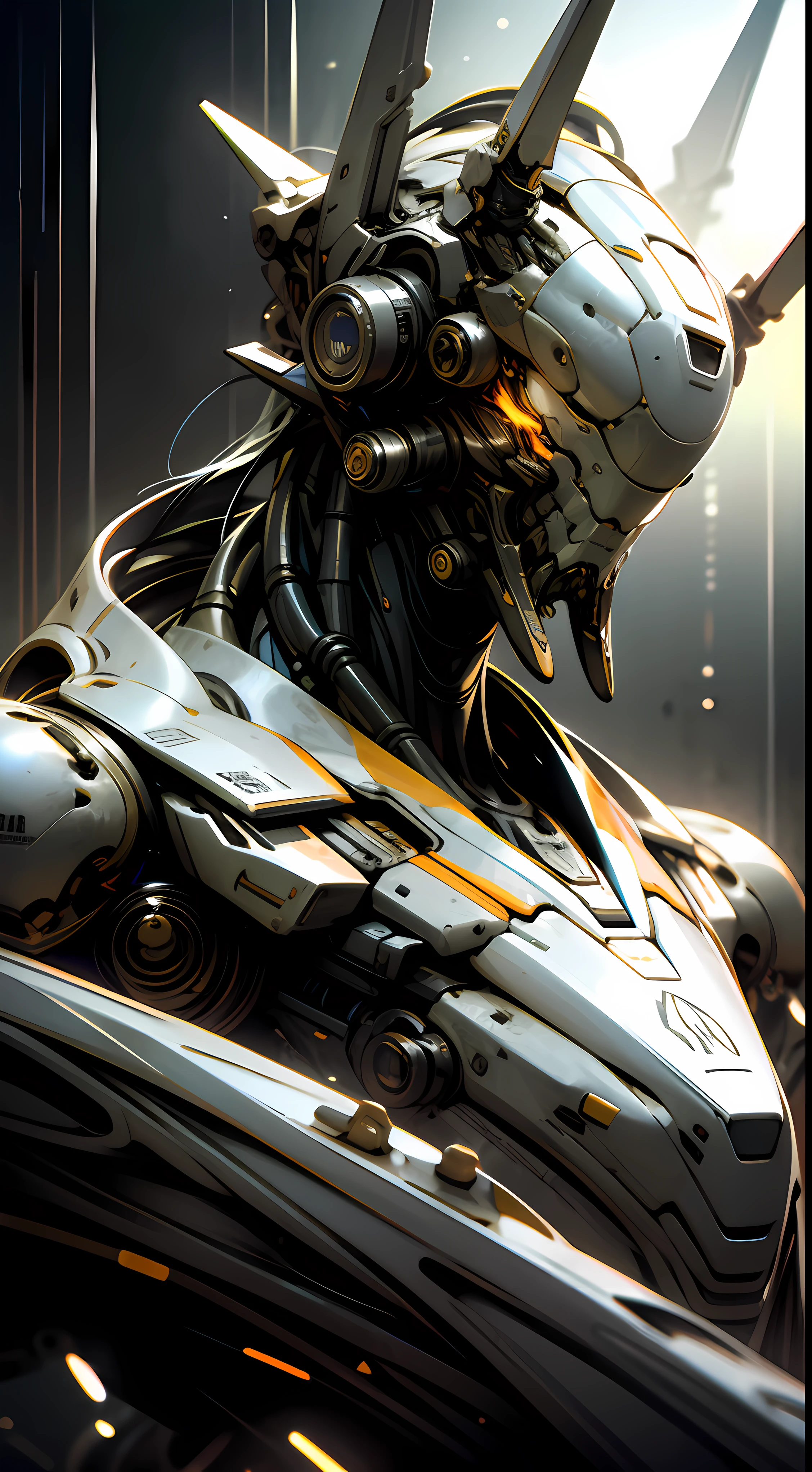 Dark_fantasy, cyber punk perssonage, （Pacific Rim, blue colors：1.1）, 1人, Mechanical Wonder, Robotic presence, Wearing a shabby mechanical suit, 复杂, （Steel metal[rusted]）, ellegance, Clear focus, Photographed by Greg Rutkowski, gentlesoftlighting, vivd colour, tmasterpiece, （（starrysky））, dynamicposes, large scene, viewed from bird's-eye, abstract expressionism, expressionistic, baroque, Vignetting, Chiaroscuro, afterimage, Atmospheric perspective, in a panoramic view, Rotated, hyper HD, retinas, Masterpiece, ccurate, Anatomically correct, Textured skin, Best quality, Award-Awarded, High quality, A high resolution, 16k