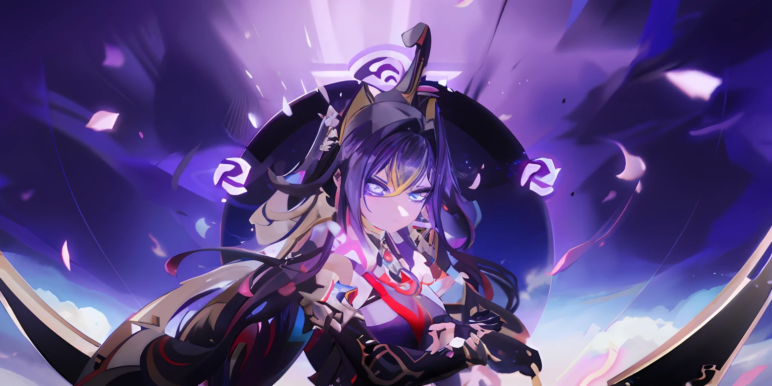 anime girl with long hair and purple dress holding a sword, Ayaka Genshin impact, shalltear bloodfallen, Keqing from Genshin Impact, ayaka game genshin impact, zhongli from genshin impact, shalltear from overlord, Genshin impact's character, Genshin, Genshin Impact, Genshin Impact style, video game genshin impact